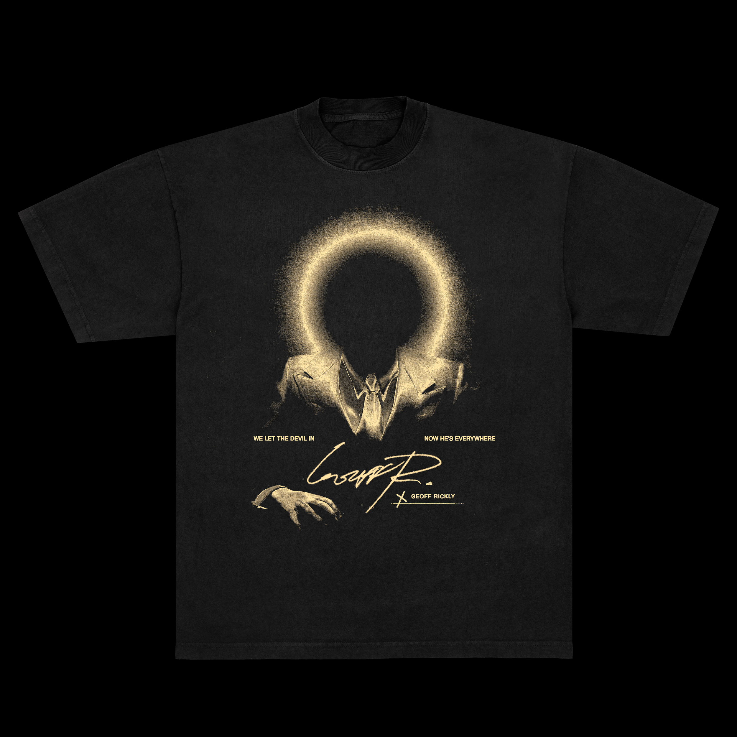 Geoff Rickly, Summer 2026 solo tour "Glowing Man" tee