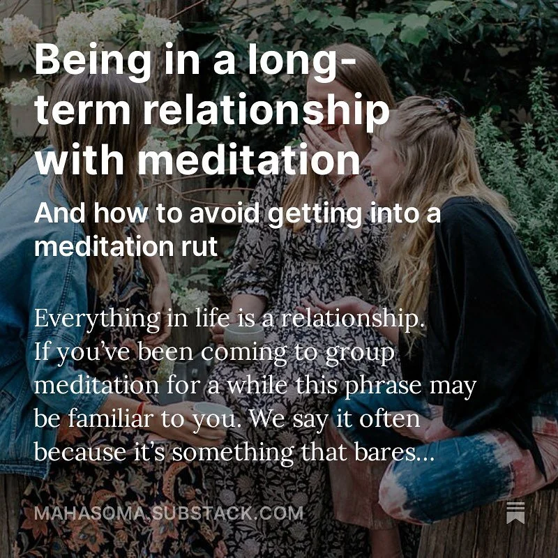 Everything in life is a relationship, including your meditation practice. It&rsquo;s important to keep things creative in relationships, because we all know that feeling when there&rsquo;s been a lot of same-same behaviour and not enough innovation.&
