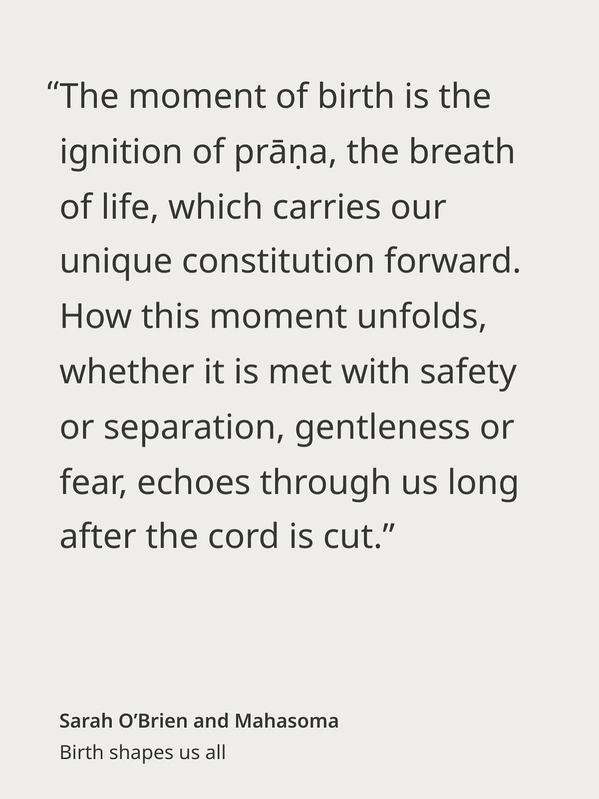 Our latest free Substack post is from @sarahobrien_meditation as she shares more about her work and insights as a birth doula and mentor, and how birth impacts us all. 

Available for everyone via our Substack! 
For birth mentoring/inquires reach out