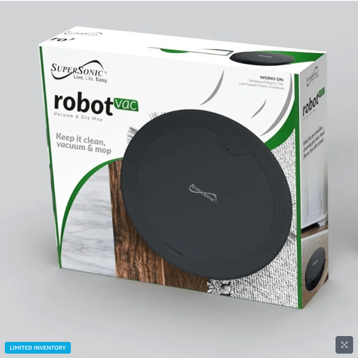 Robot Vacuum W/ Dry Mop (110 Coins)