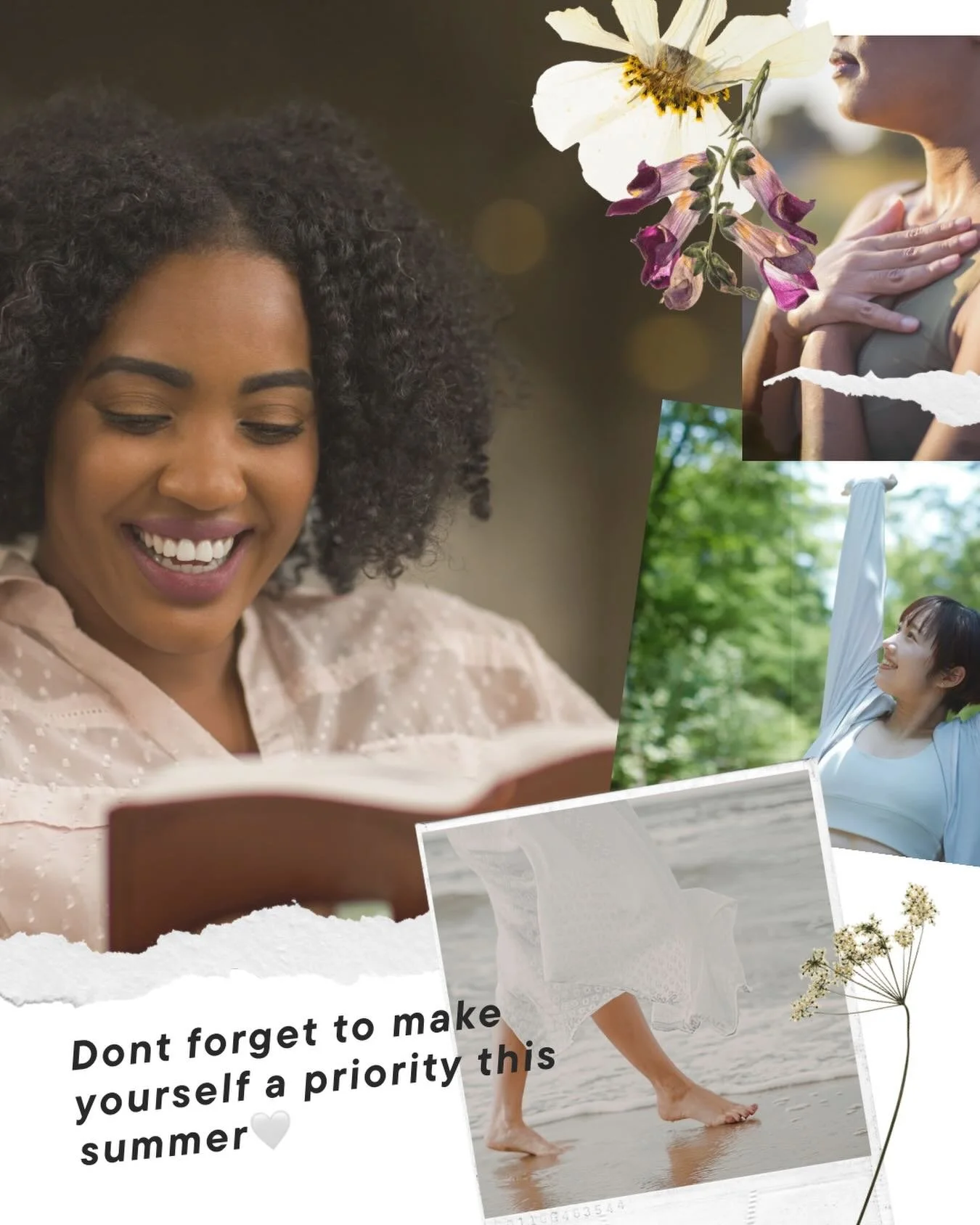 ☀️ Make yourself a priority this summer 📓

Summer has a way of filling up quickly. Before the calendar gets packed, remember to leave room for YOU.

Whether it&rsquo;s spending time outdoors, slowing down with a good book, connecting with loved ones