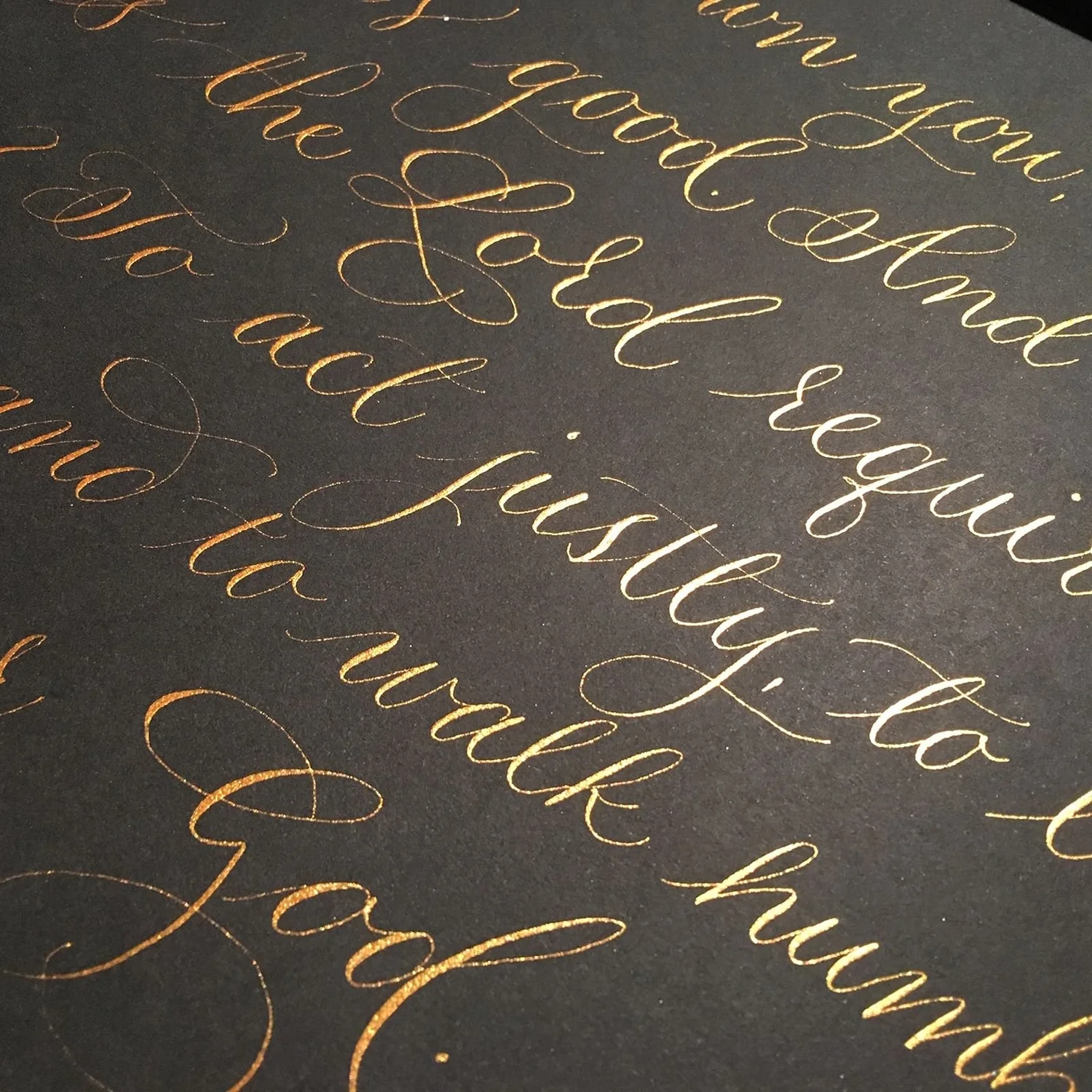 Custom Calligraphy | Dallas | Crescent Moon Calligraphy