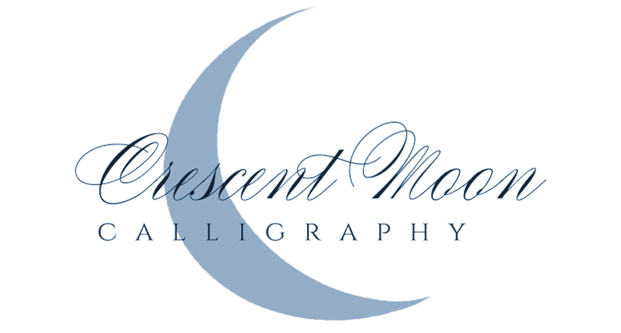 Crescent Moon Calligraphy - Wedding Invitations and Calligraphy in Dallas