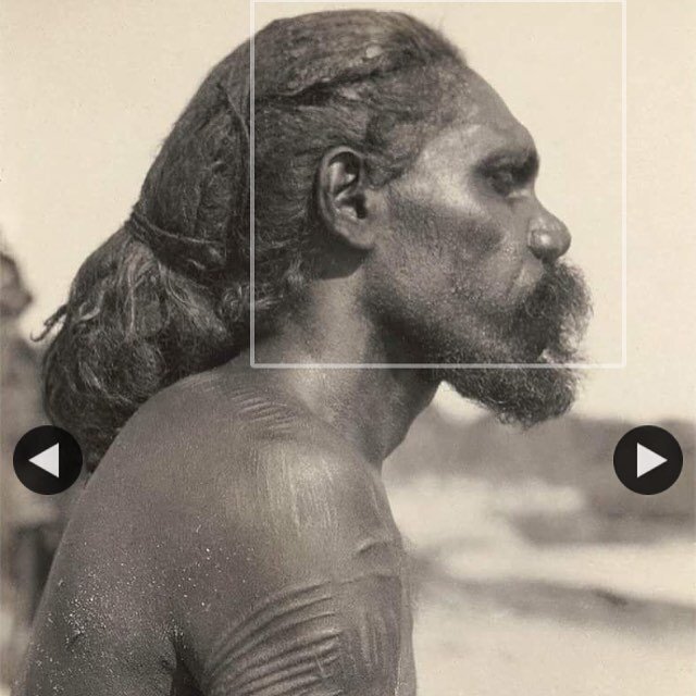 Aboriginal man. Western Australia, off coast of Kimberley, Mary Island ca. 1926