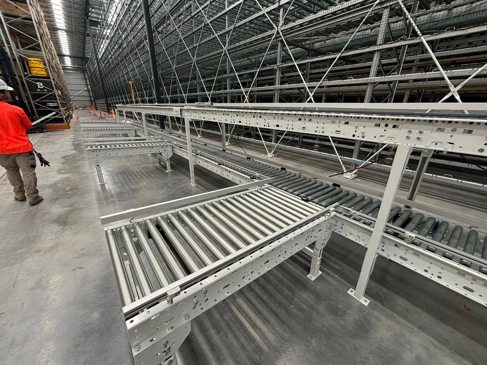 Precision Installation in an Operational Warehouse