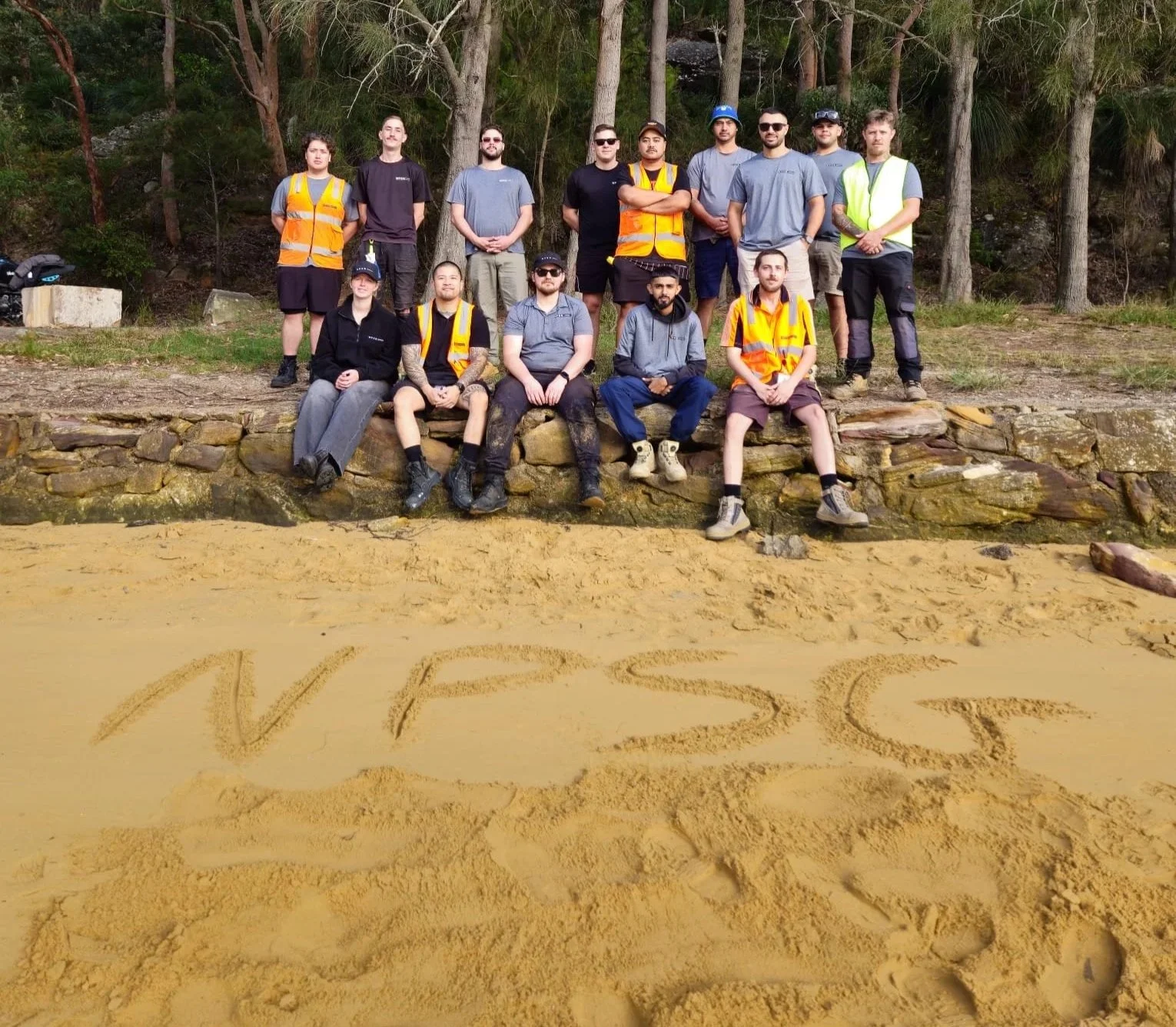 Clean up at Revesby Beach