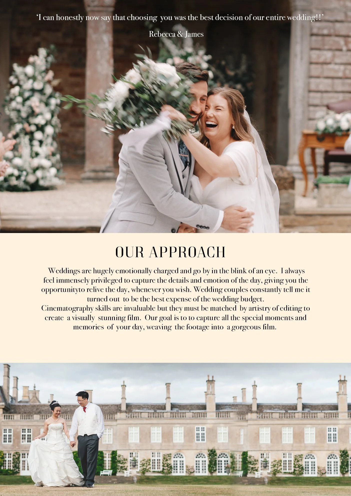 Warwickshire Wedding Videographer