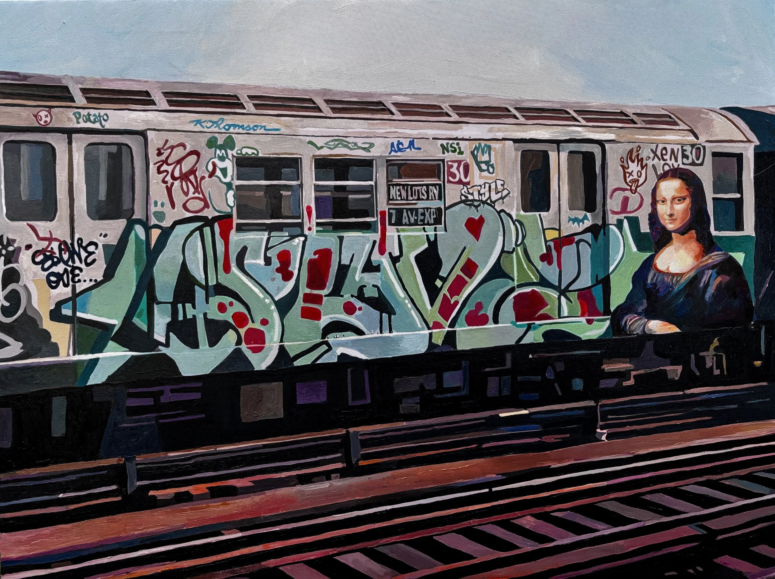 Leonardo Wuz Here (2026), 16x24 inches
