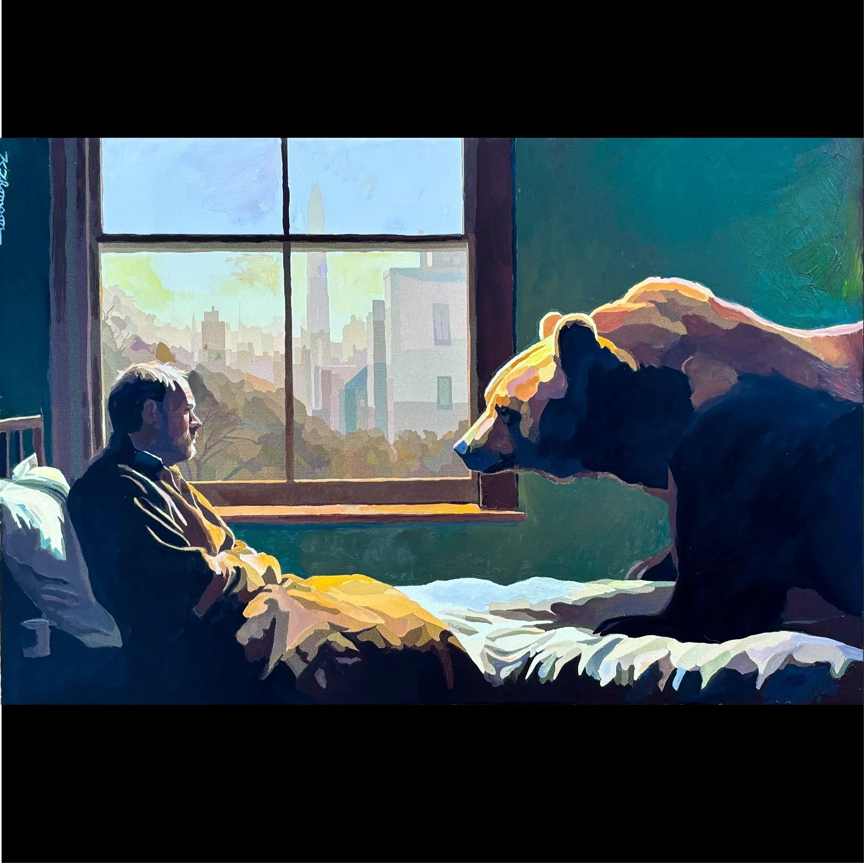 Monday (signed 13x18-inch print)