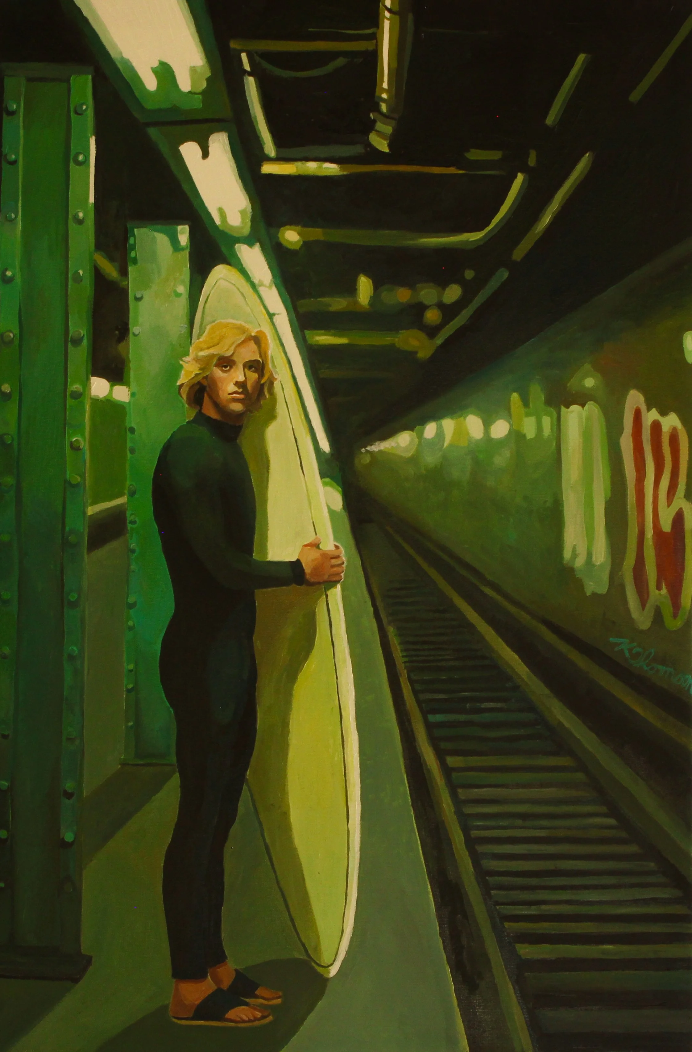 Hang Tenth Street (2026), 24x16 inches