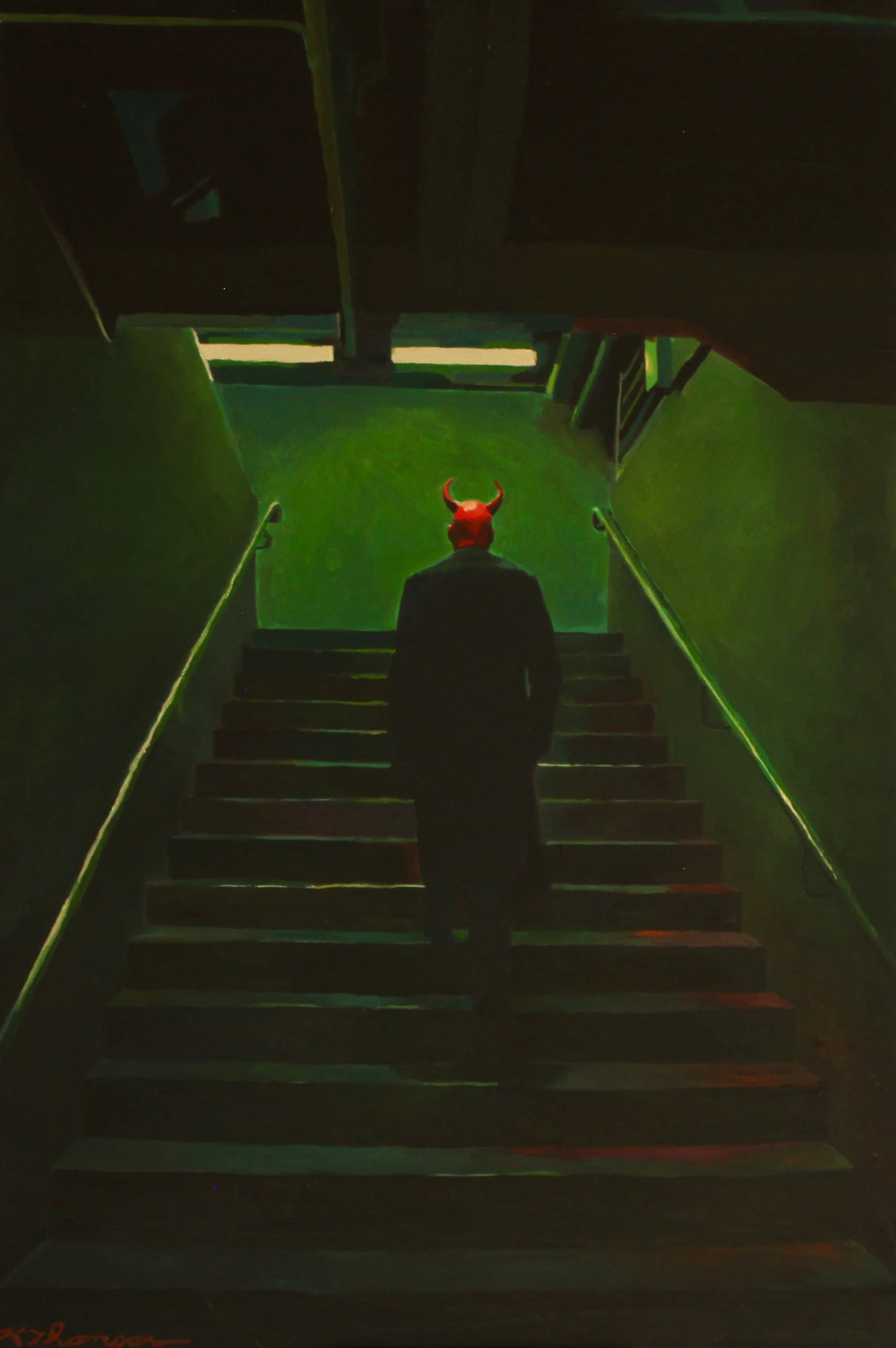 Seen at the 5th Ave/53rd Street Station (2026), 24x16 inches