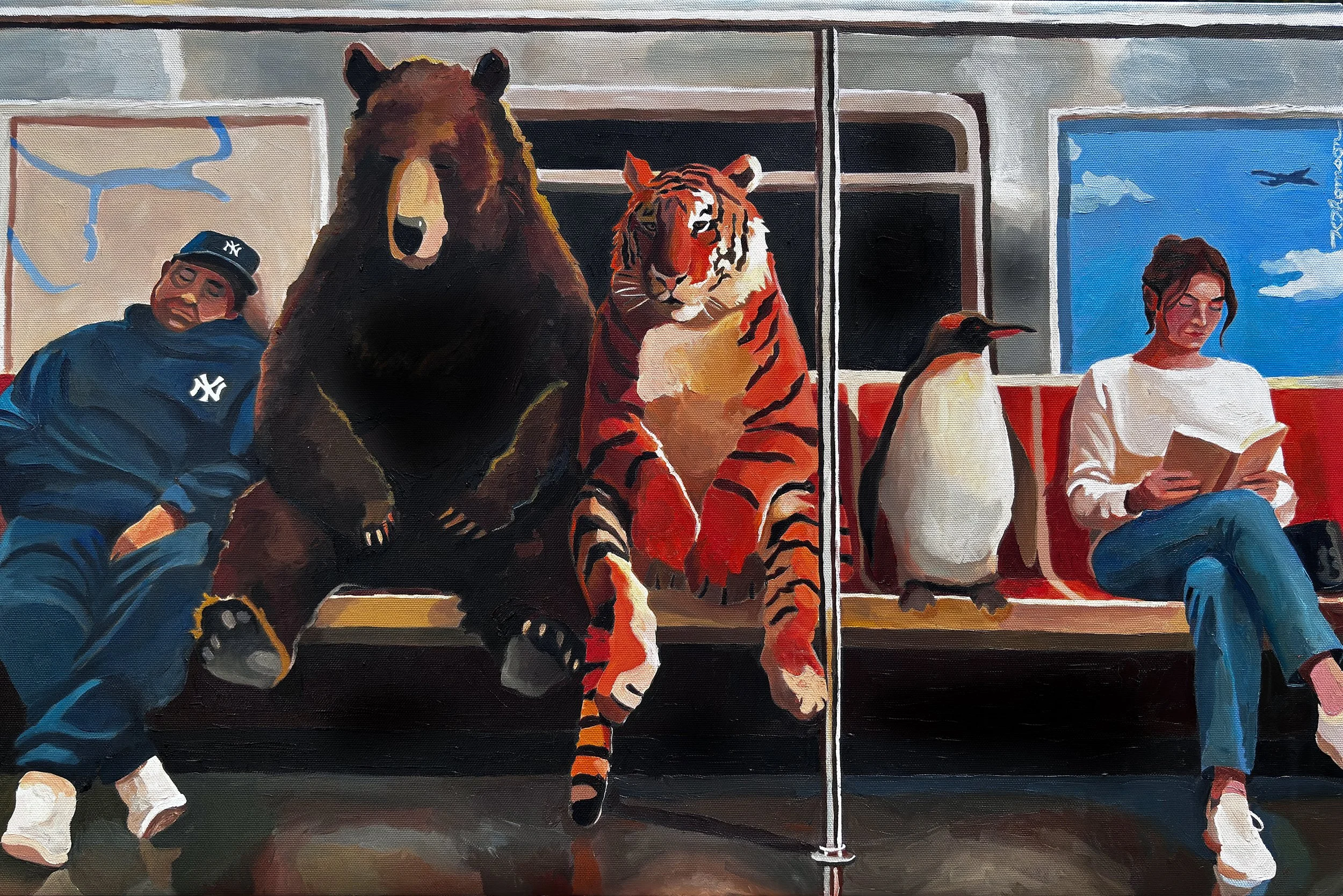 The Central Park Zoo Three (2026), 16x24 inches