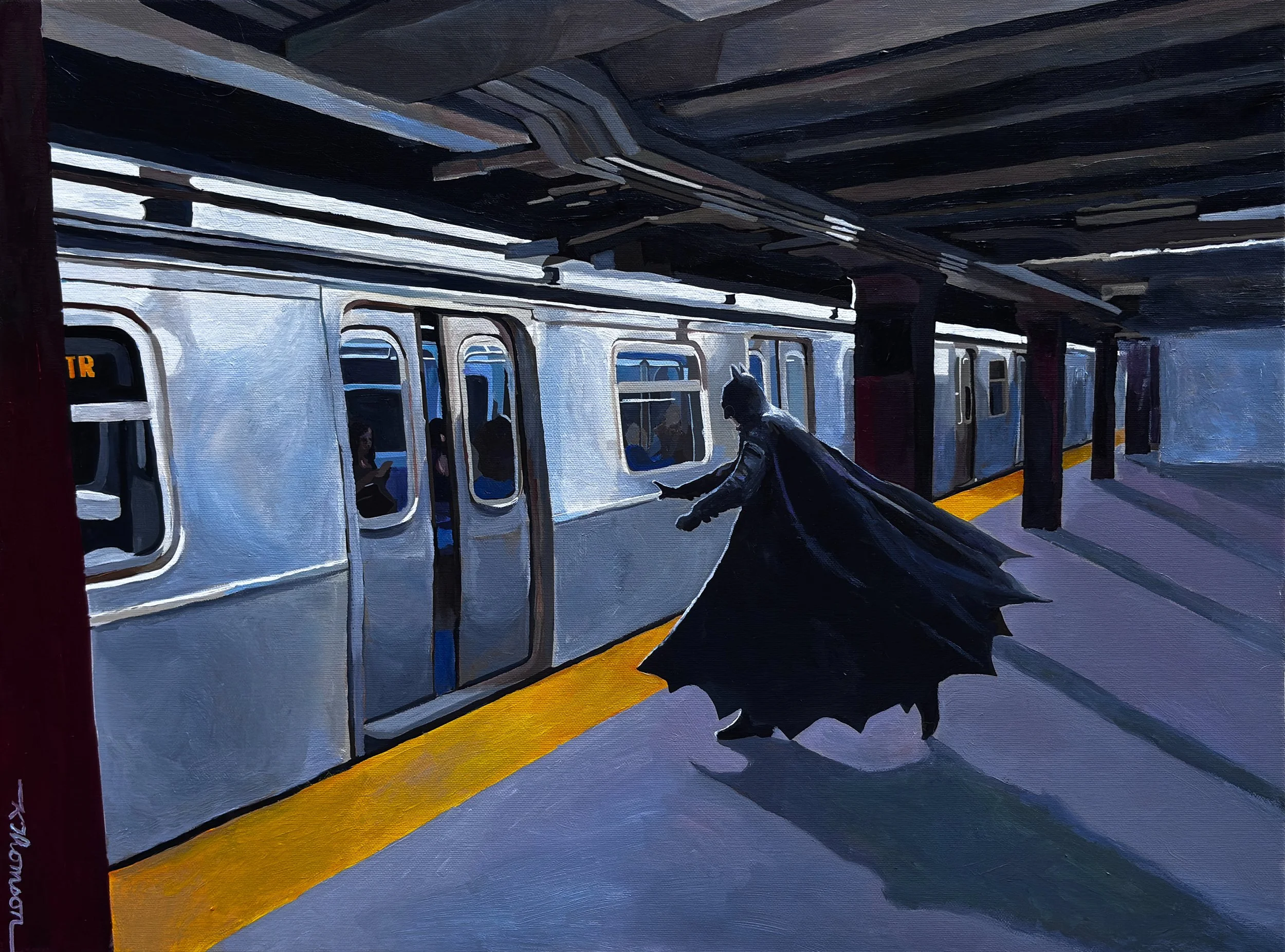 Gridlock (2026), 18x24 inches