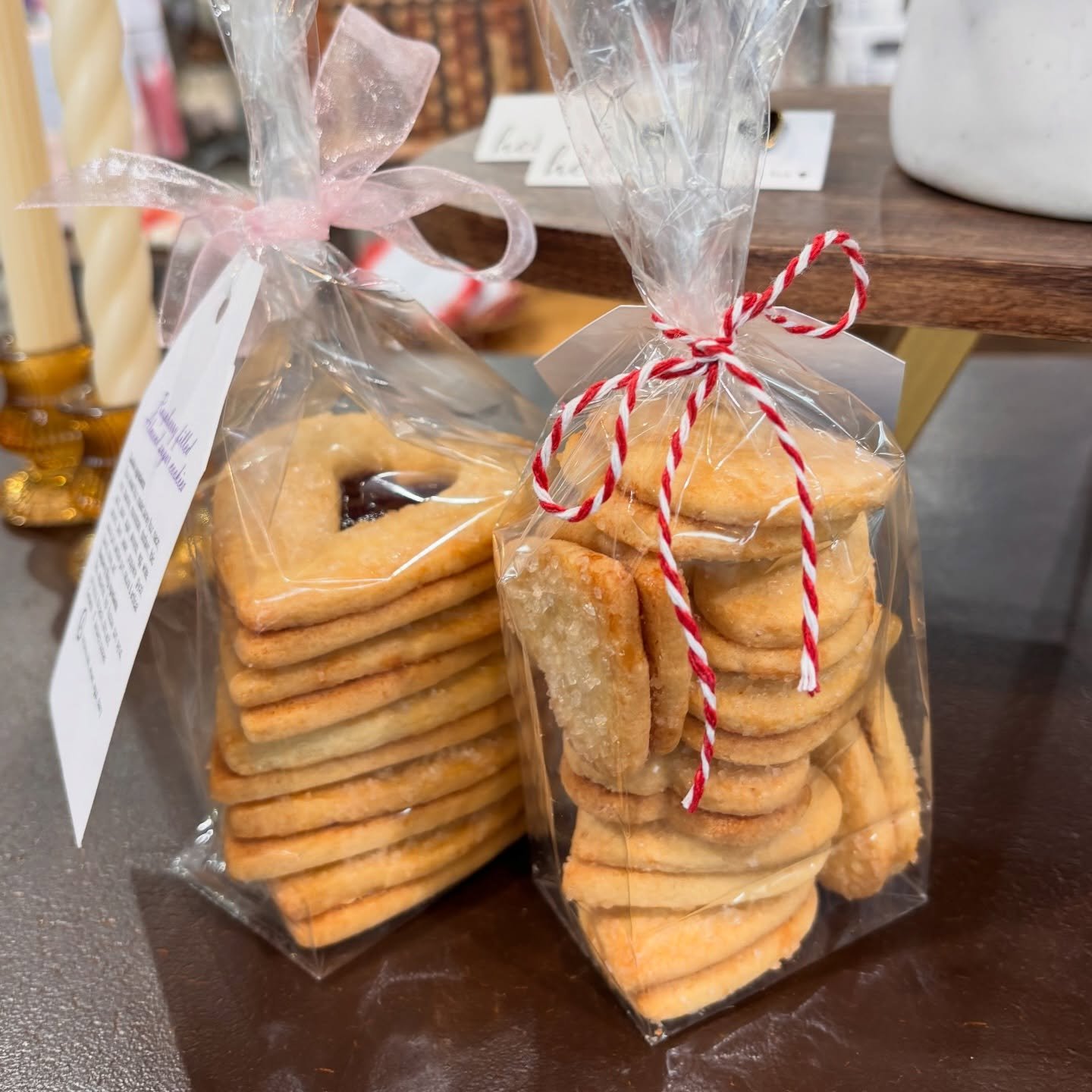 Elevate Valentine&rsquo;s Day with @giovannasgourmets heart shaped cookies.  Handmade with &hearts;️