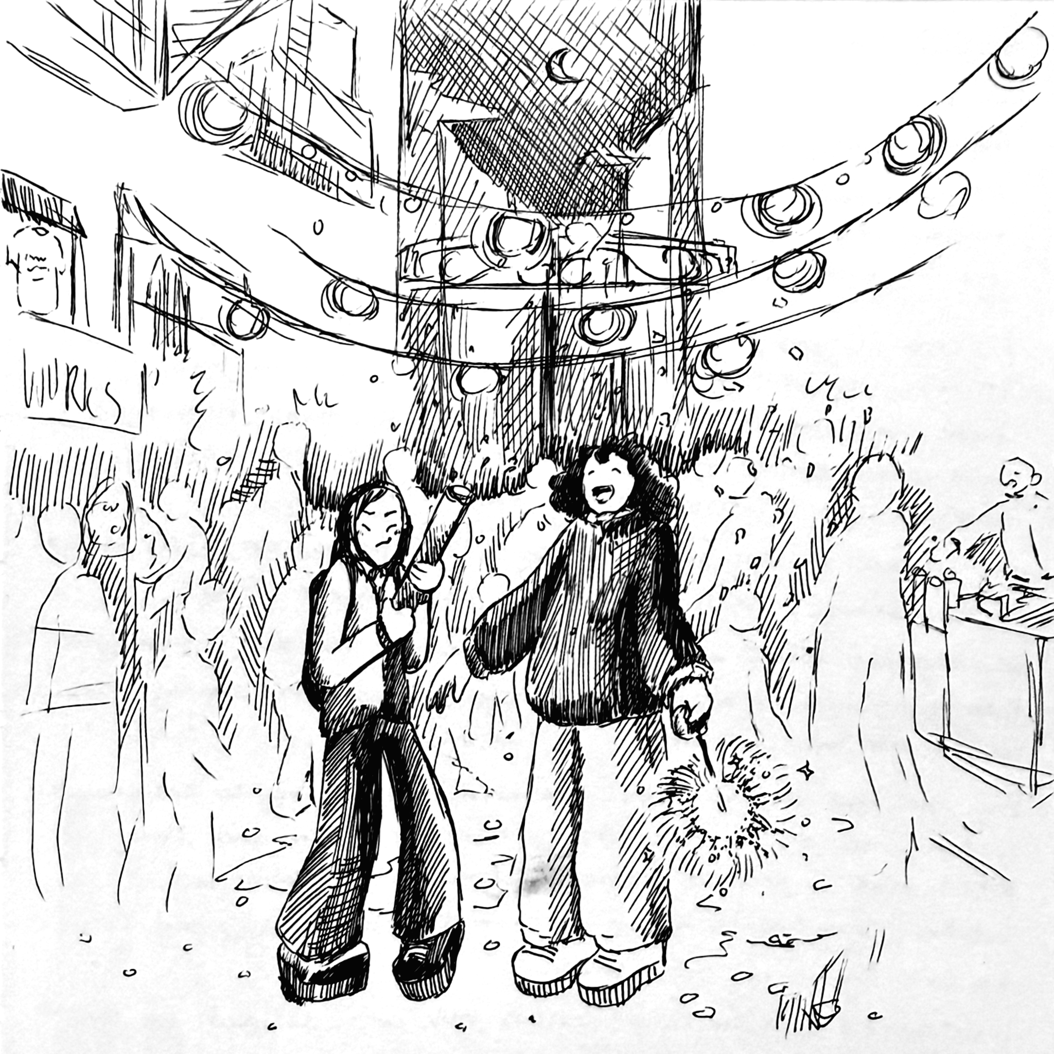 lunar new year || pen on paper