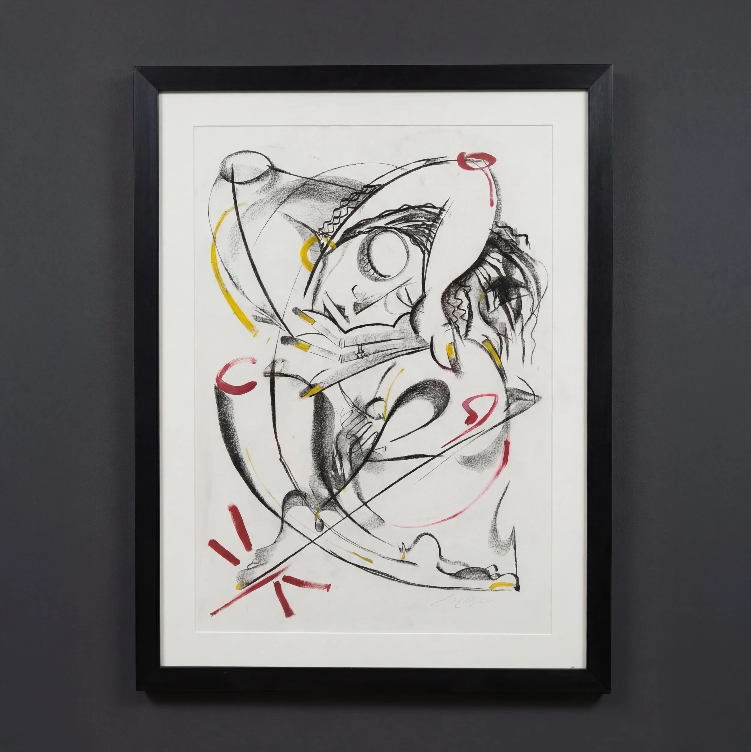 Self Sooth, Charcoal and Acrylic on Paper, 80 x 104cm. SOLD