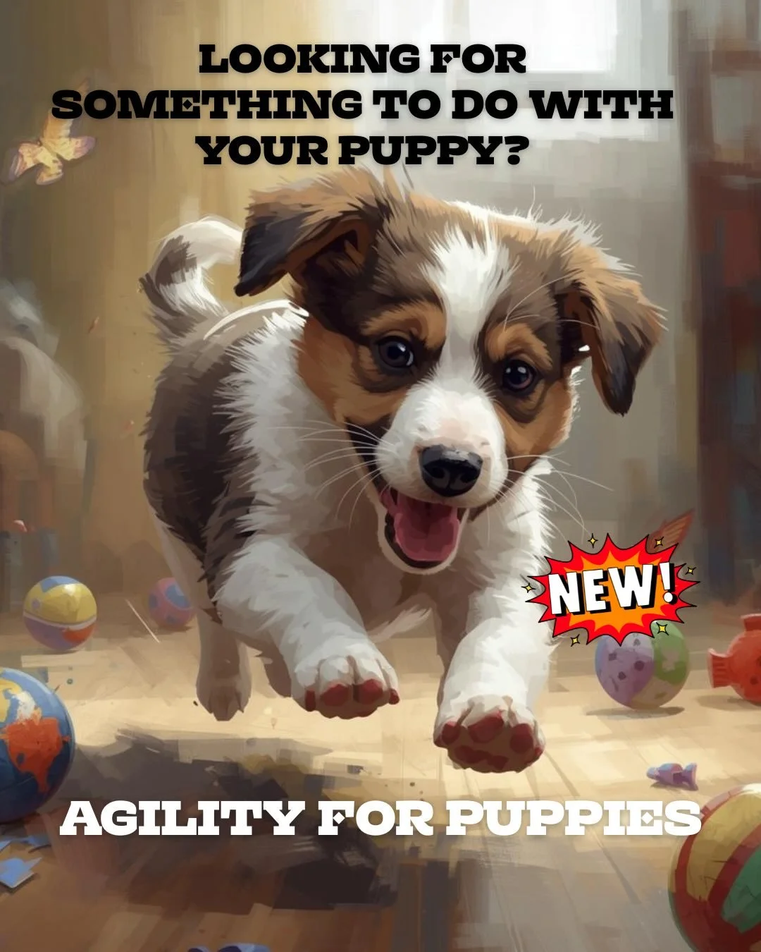 🐾 Exciting News for All Puppy Parents and Small Dog Owners! 🐾

Doggie Central is thrilled to announce our brand-new agility classes, specifically designed for puppies and small dogs under 30 lbs! 🎉 These fun and engaging sessions are perfect for b