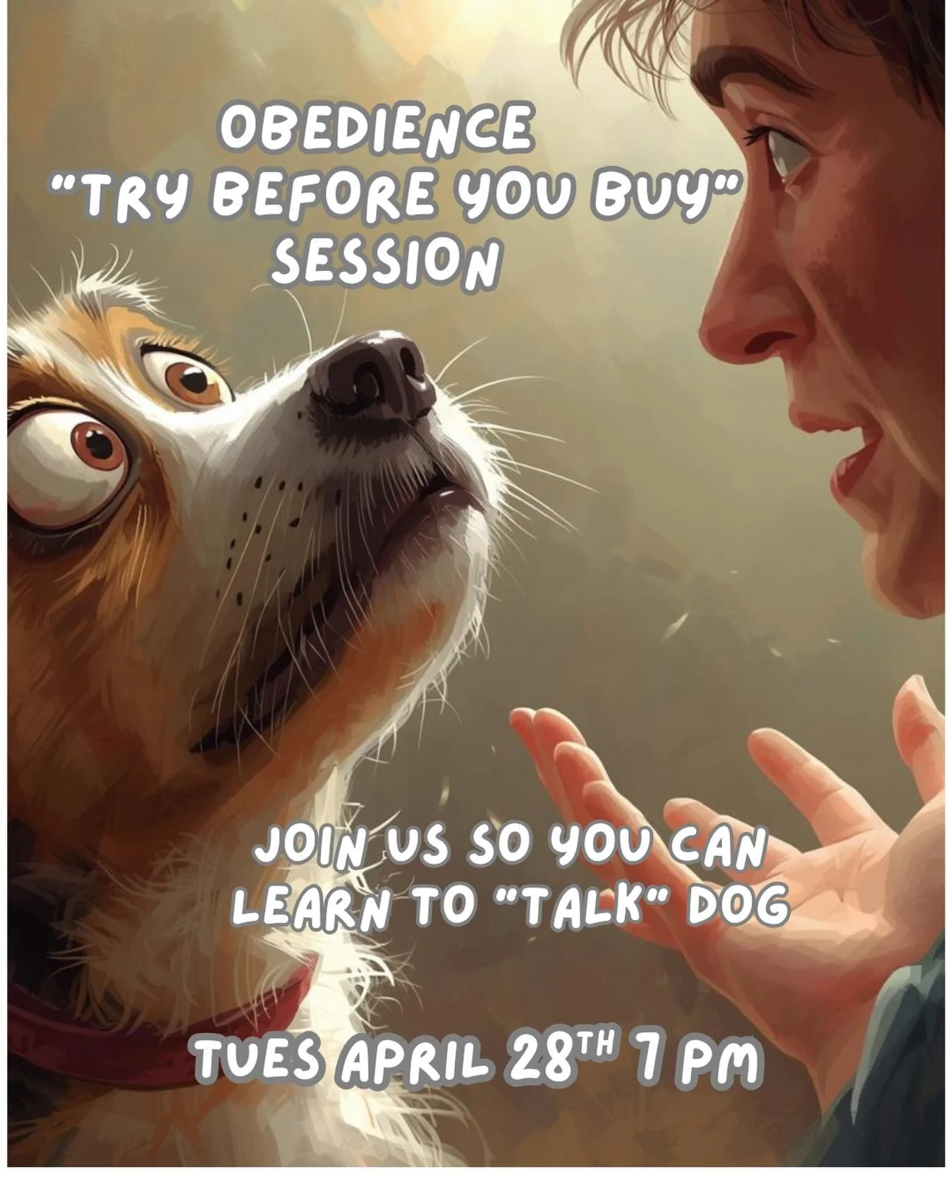 Is your pup a total rockstar on leash... or more of a work in progress? 
Either way, we&rsquo;ve got a spot for you! 

Doggie Central is hosting a &ldquo;Try It Before You Buy It&rdquo; session for our Obedience Courses &mdash; and we&rsquo;d love to