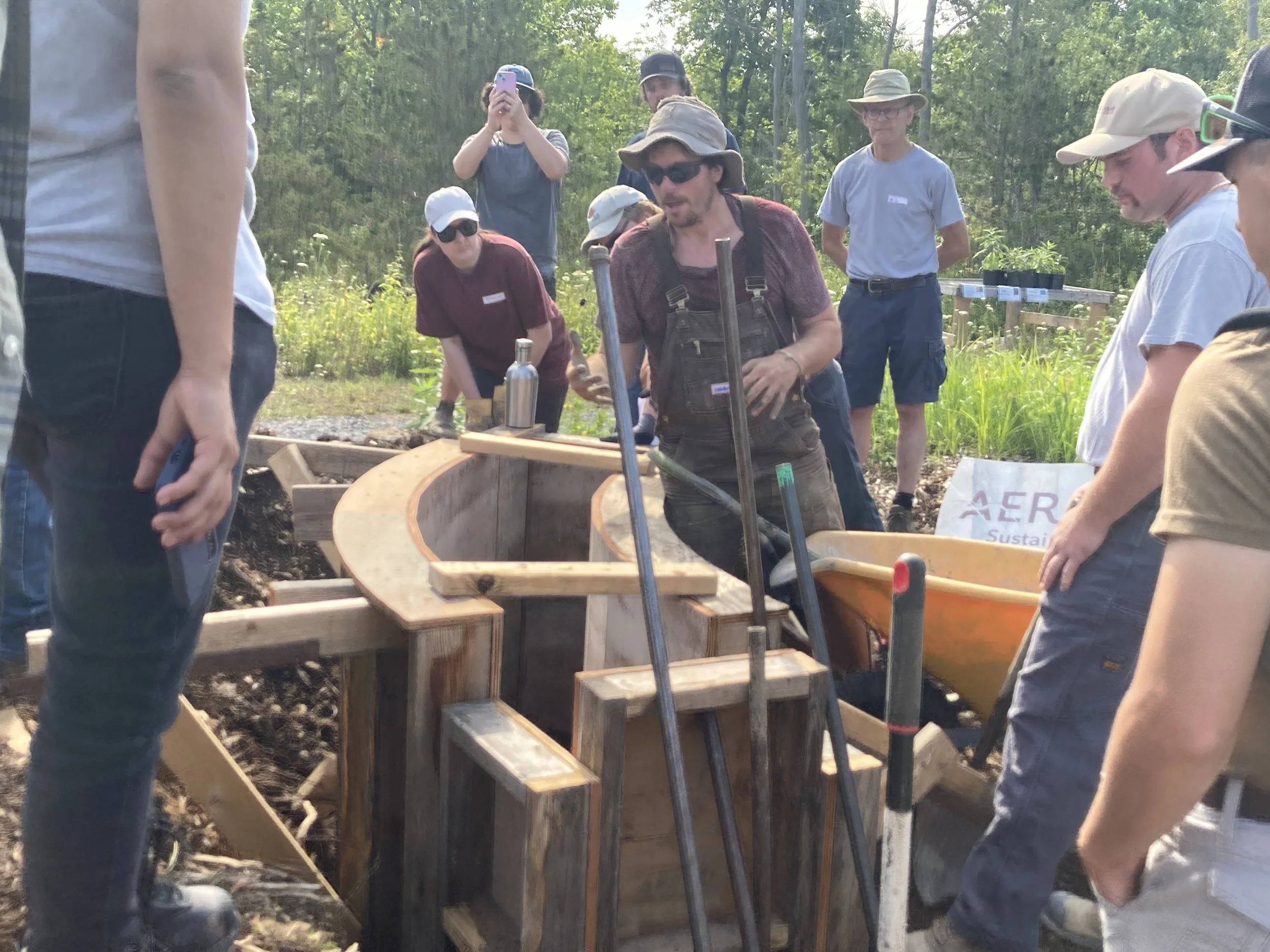 Rammed Earth Building w/ Aerecura Builders
