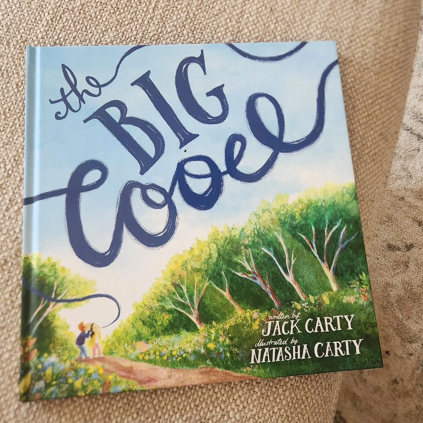 The Big Cooee by Jack and Natasha Carty

When a little boy and girl take a walk, they call a big 'cooee.' That cooee travels around the world and back. From the Aussie bush to a New York street, a mountain in Brazil, a big red bus in London and aroun
