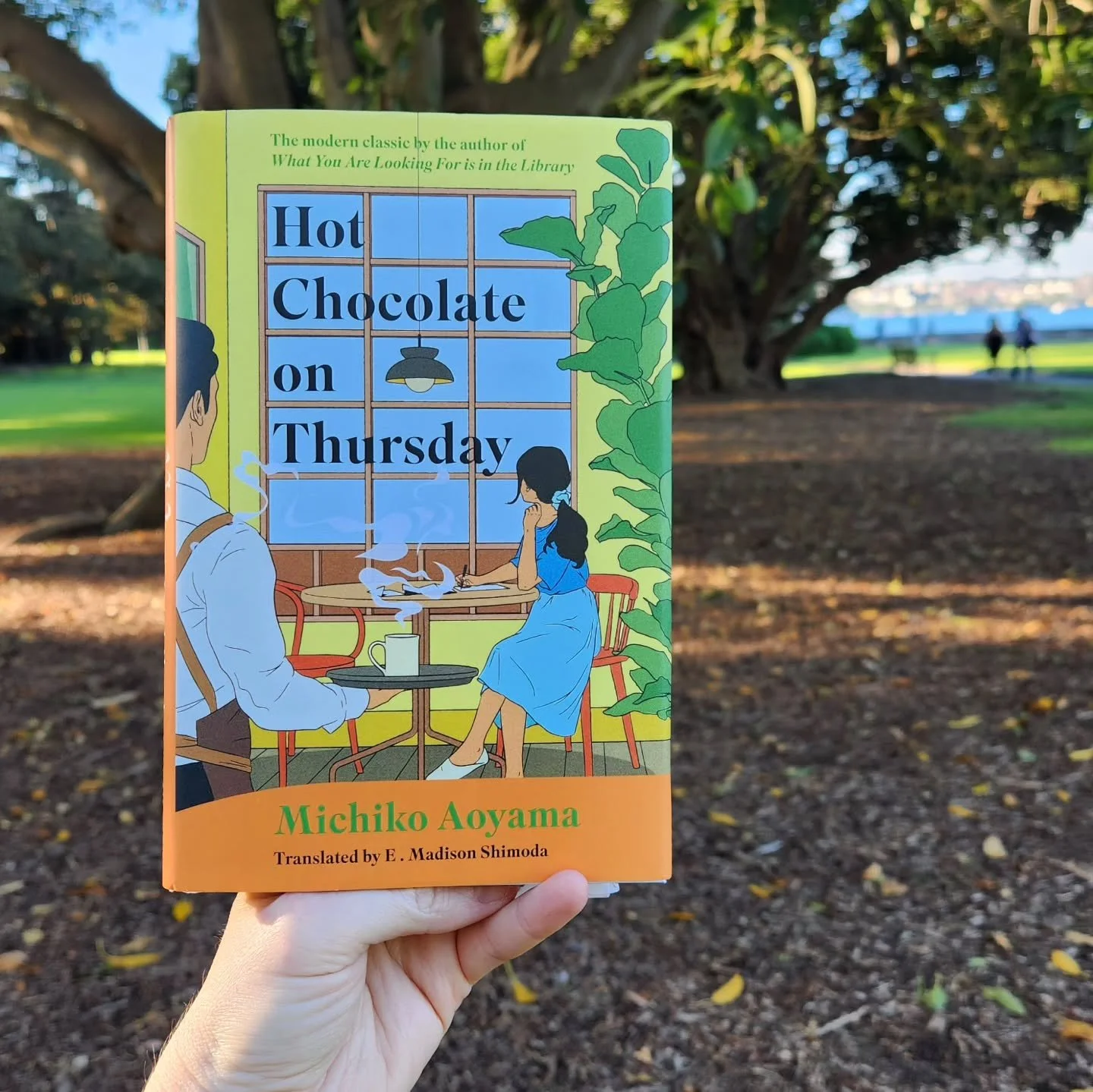 Hot Chocolate on Thursday by Michiko Aoyama

This story feels like a visit to the Royal Botanic Garden in Sydney - each moment is filled with beauty and the entire experience is memorable. Michiko Aoyama's books are reflective and her style is unique