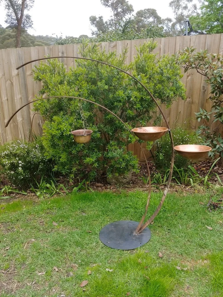 Commission -Curve sculpture with copper vessels.jpg