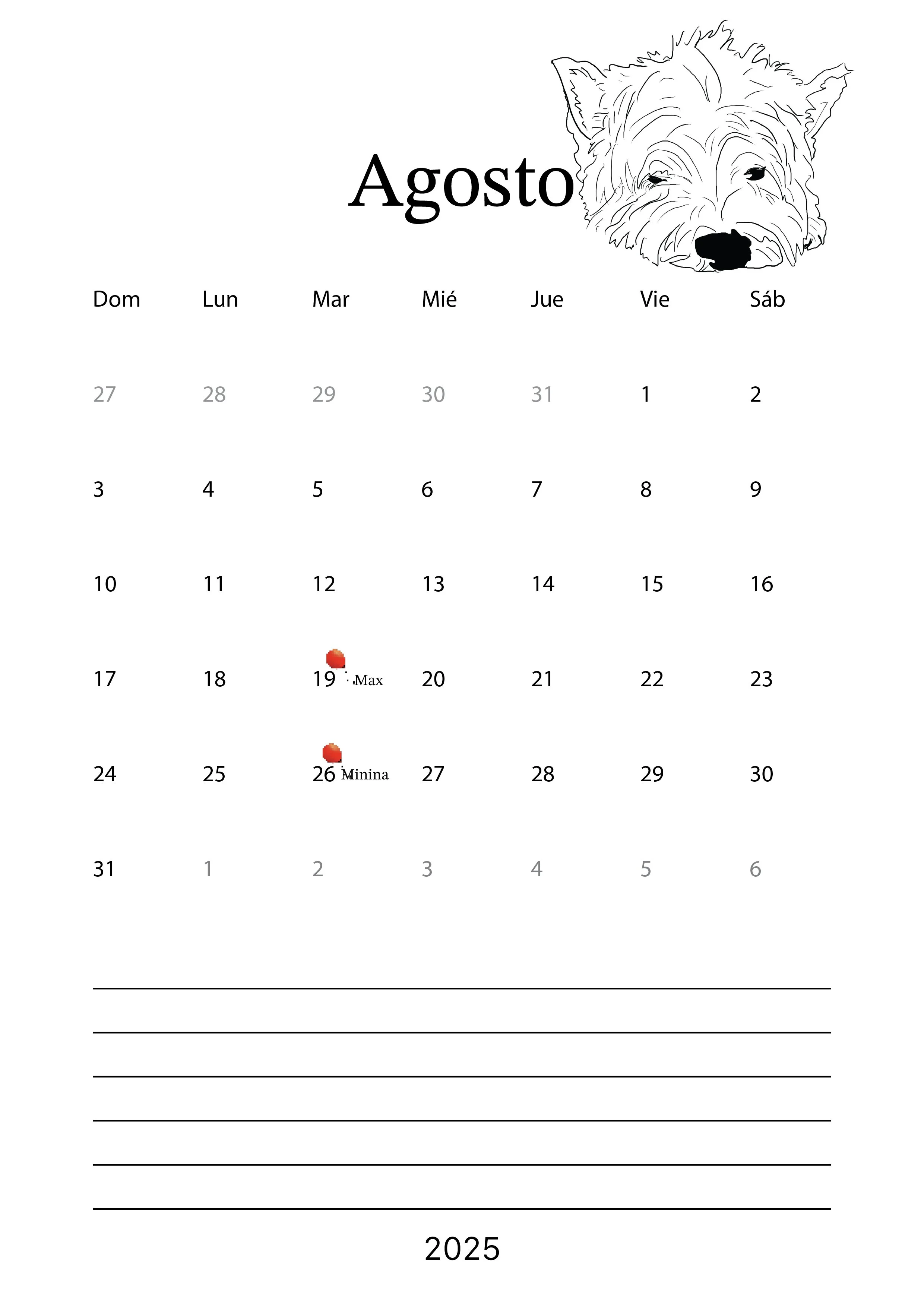 Asterix Calendario 2025_Agosto.jpg
