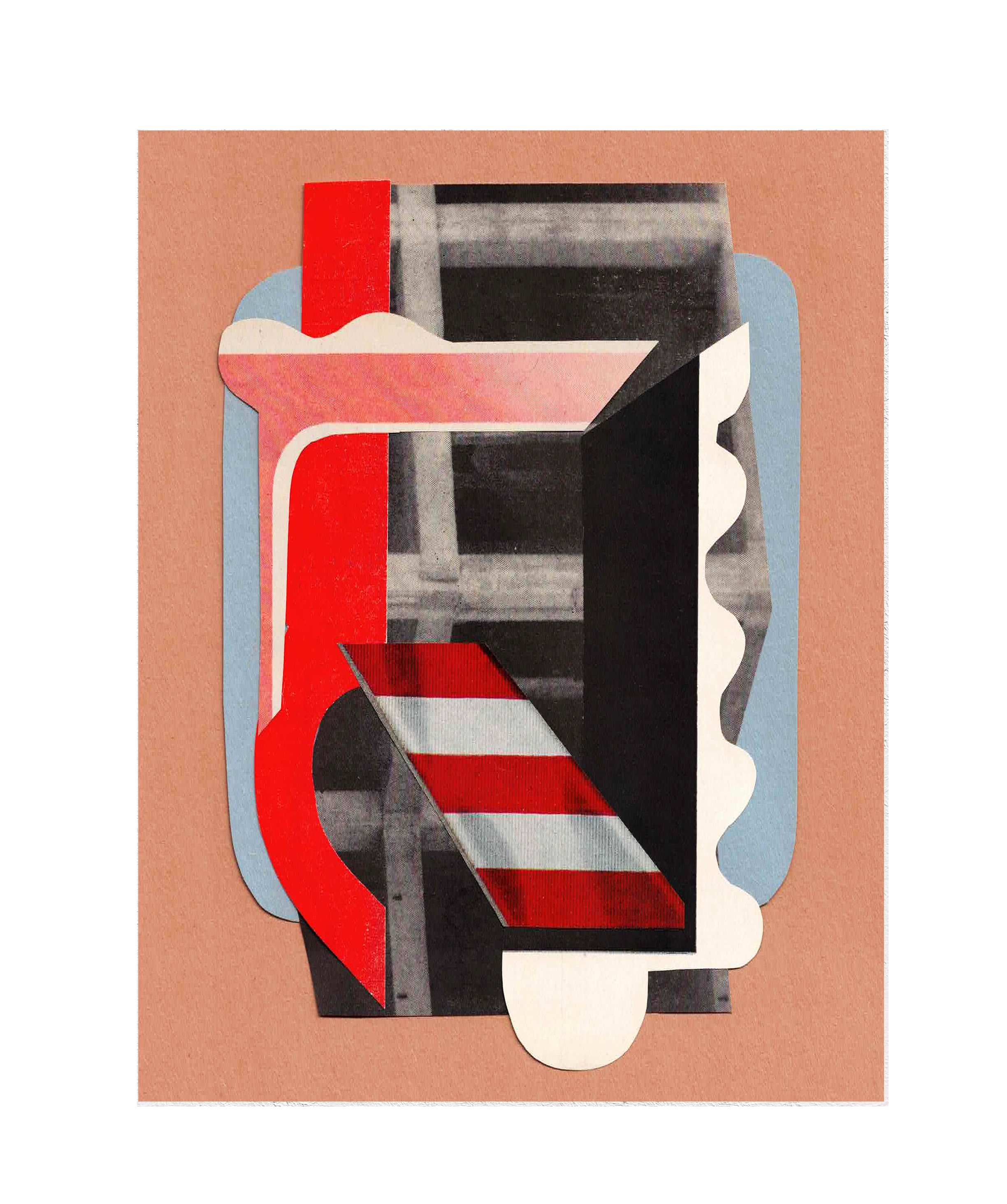 FORMWORKS —Hand-cut collages
