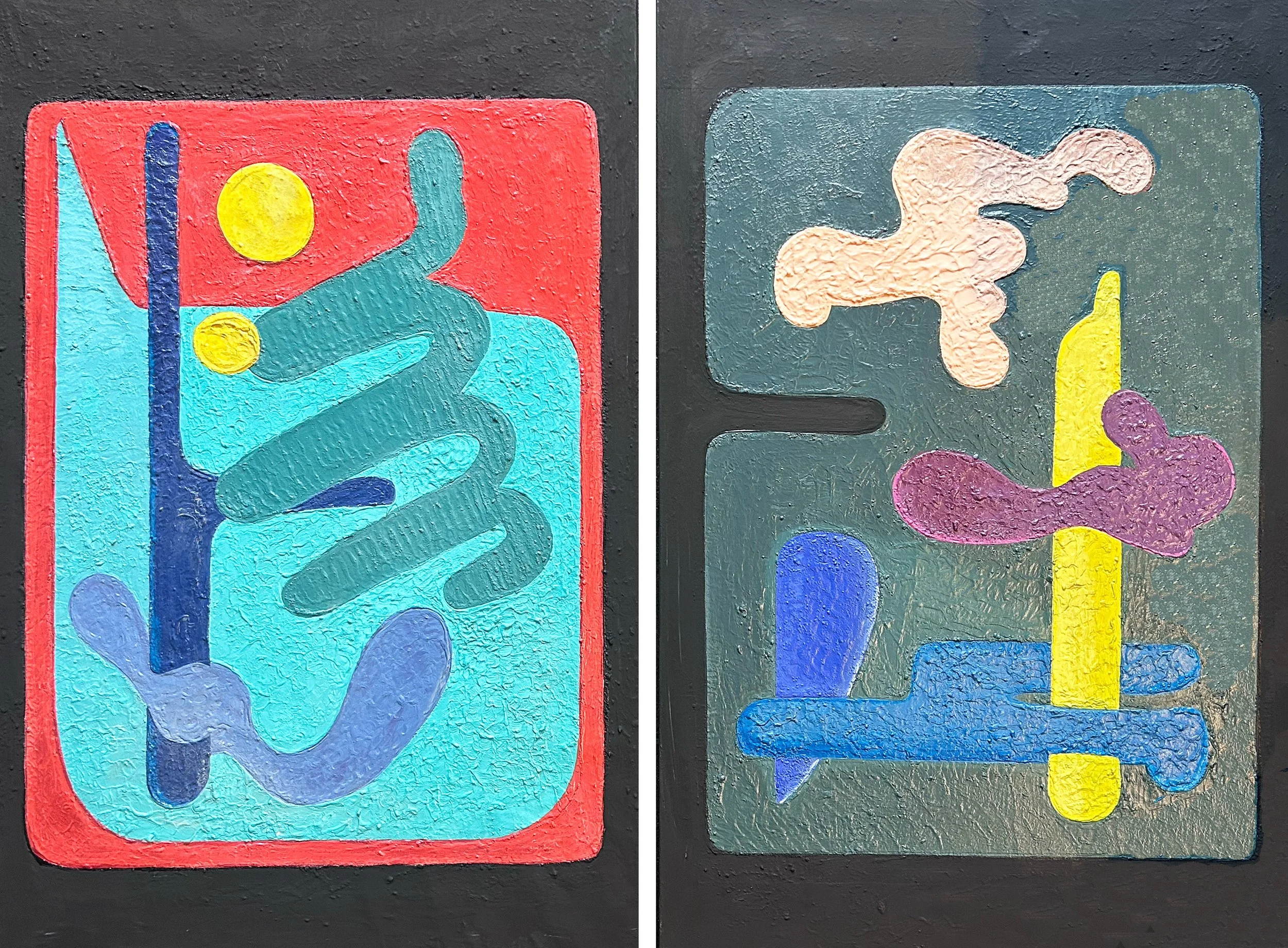 Untitled 3, 2025
Diptych — water-based glue, acrylics, and plaster on canvas
36 × 48 in




