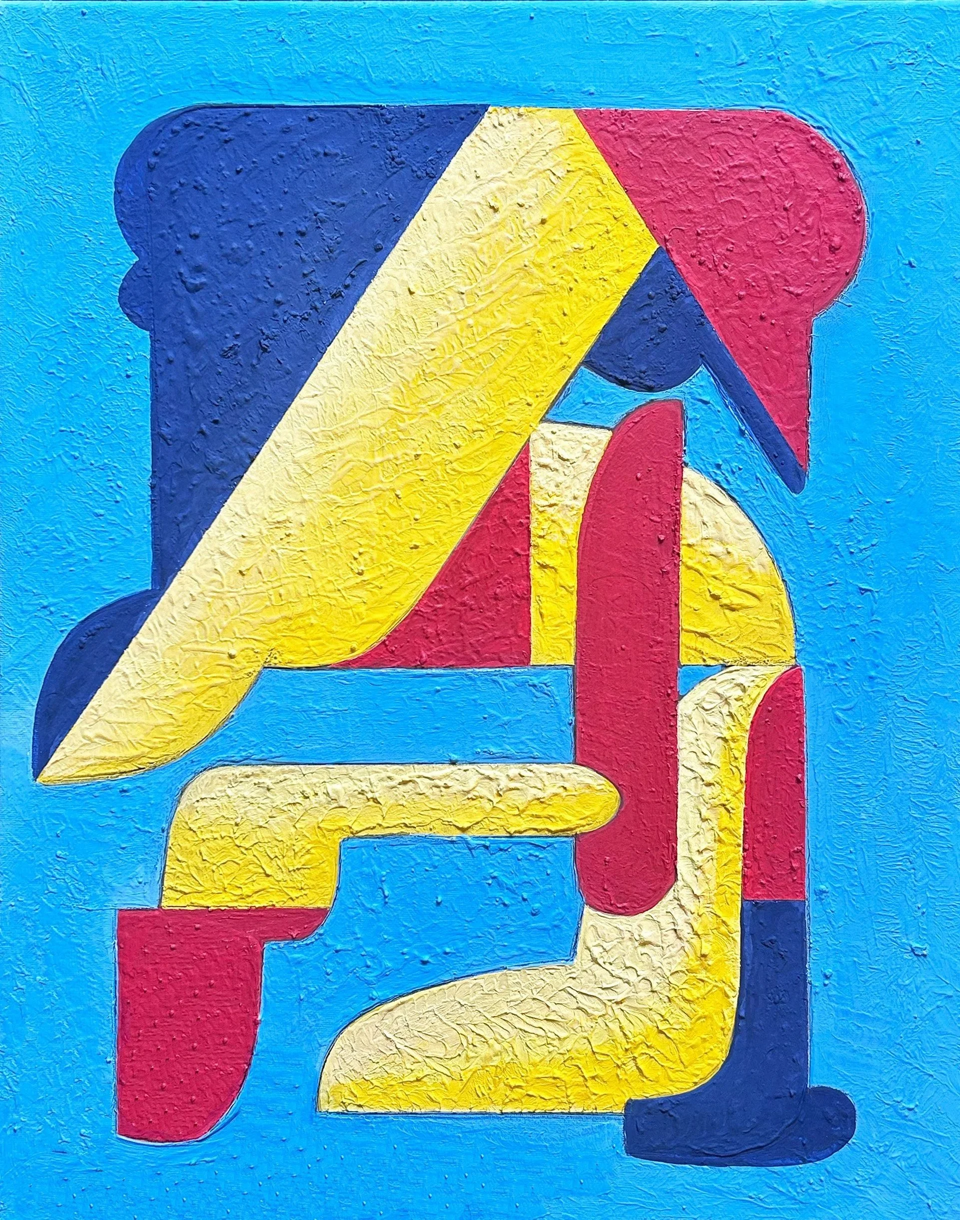 Untitled 6, 2025
Acrylic and plaster on canvas
16 × 20 in
