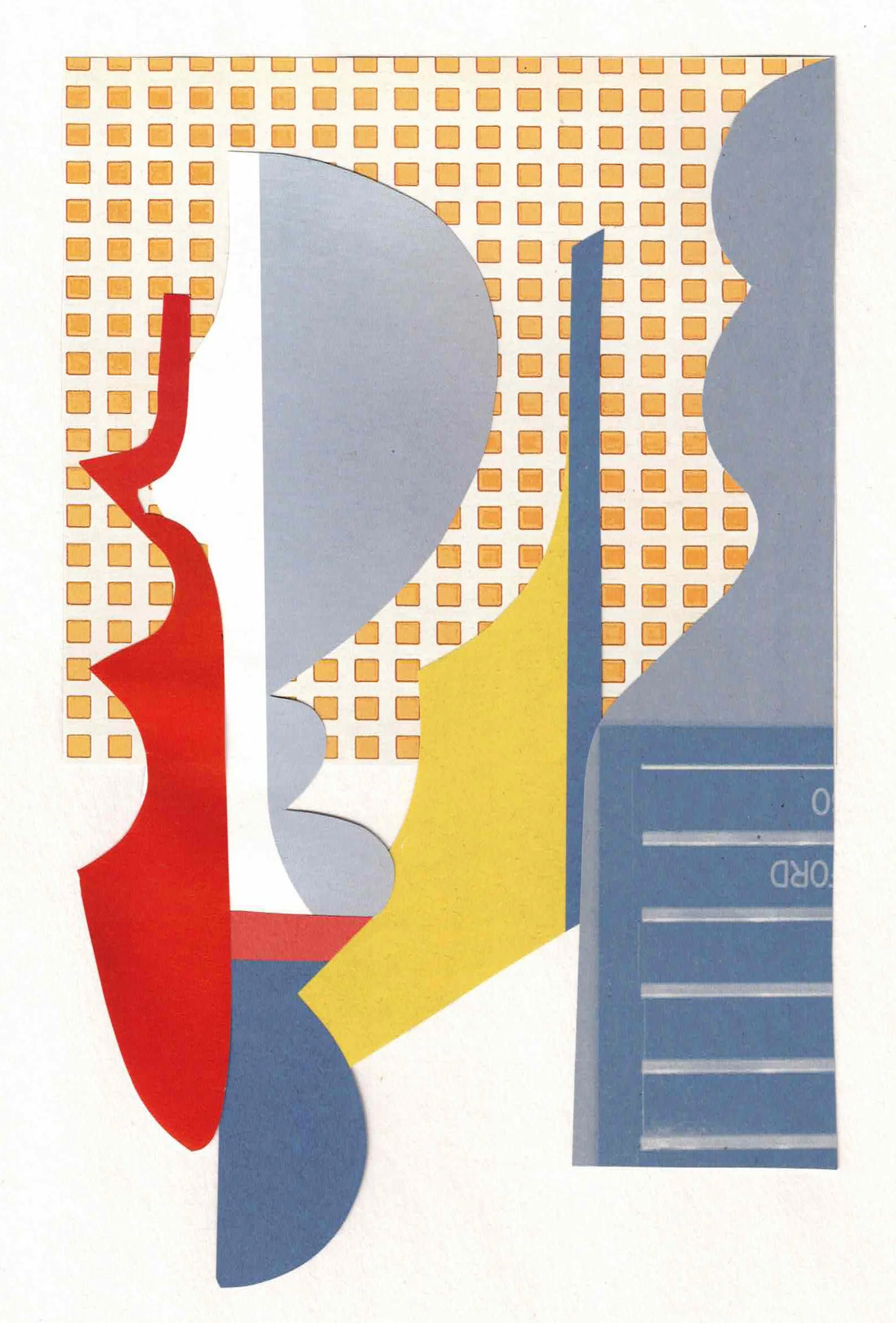 Untitled 2025, Hand-cut, collage 9×12 in
