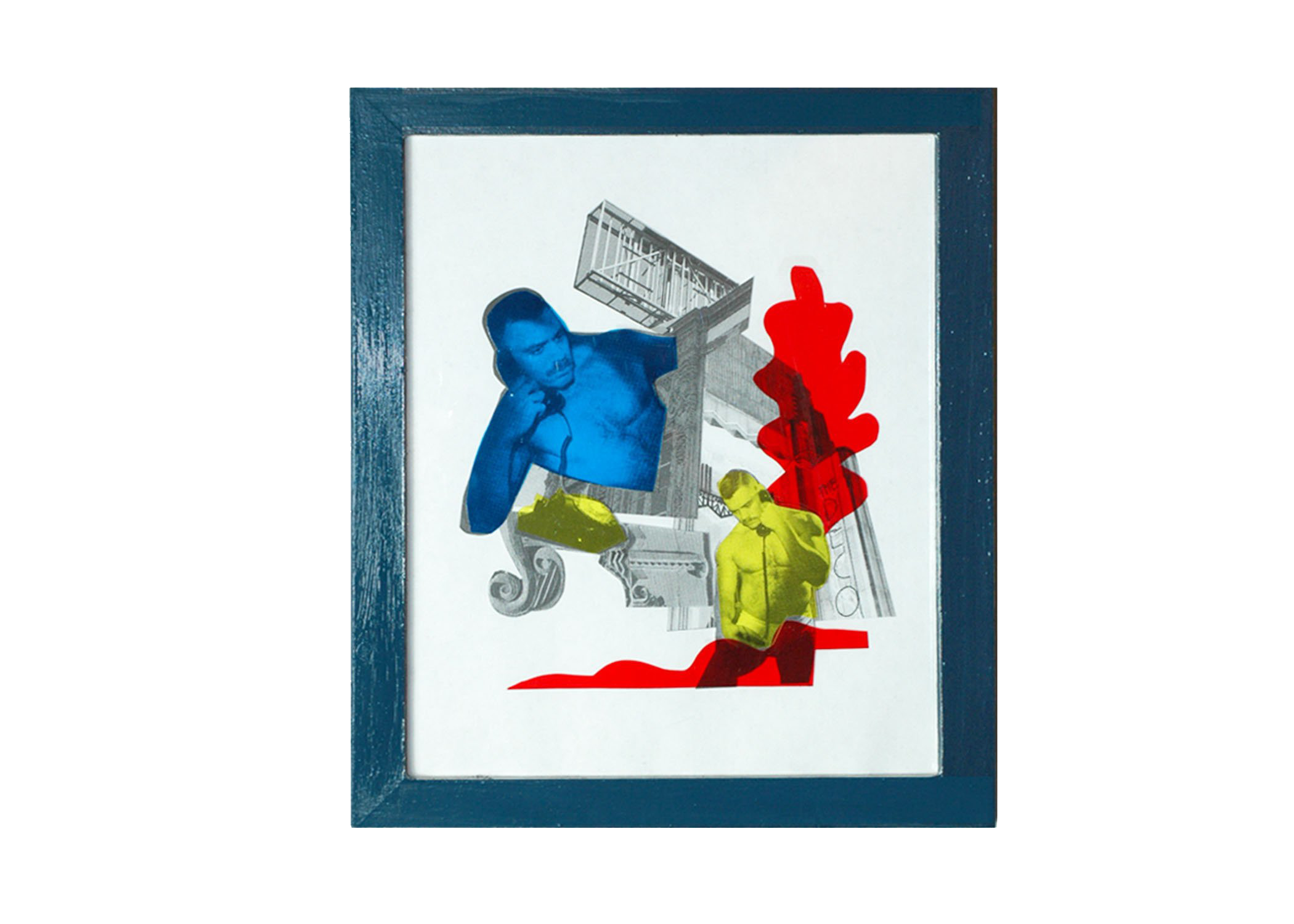11"X8", handcut collage, with acrylic, photo gel overlay, photos by Mike Fernandez