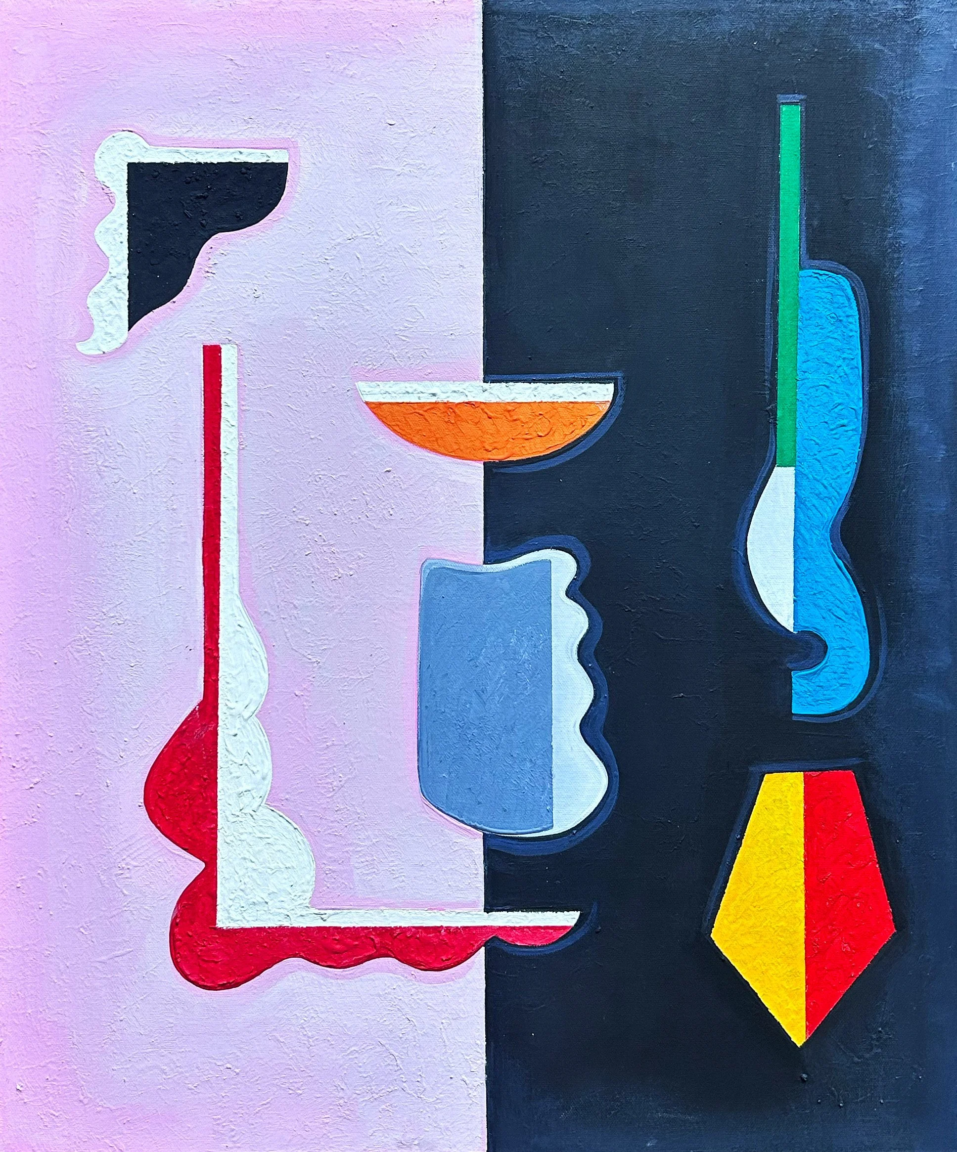 Untitled , 2026
Acrylic and plaster on canvas, 20x24in 