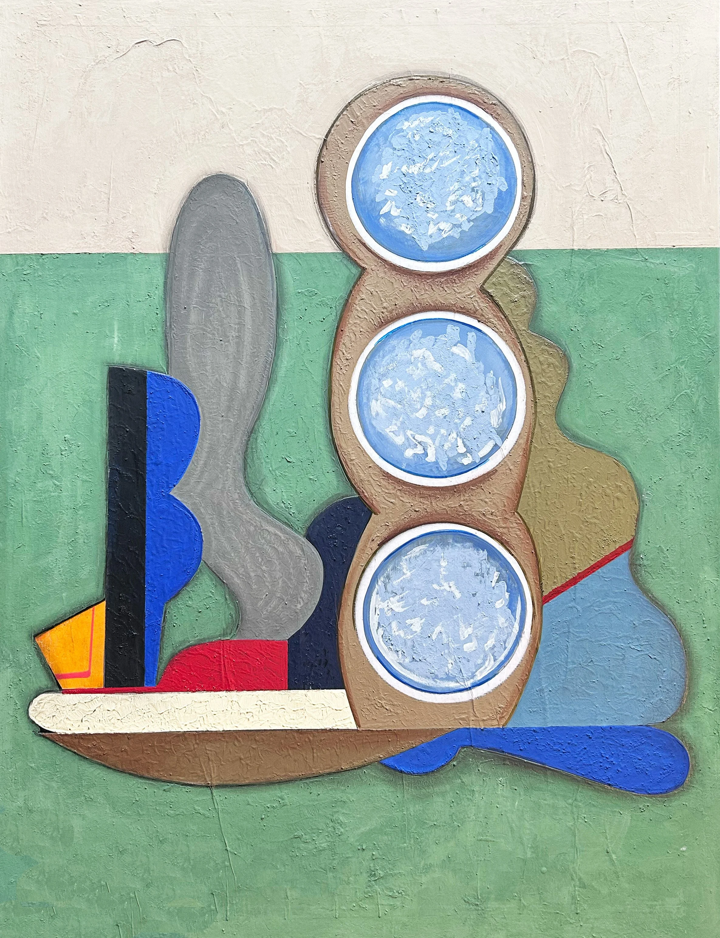 Untitled 1, 2025
Acrylics and plaster on canvas
36 × 48 in
