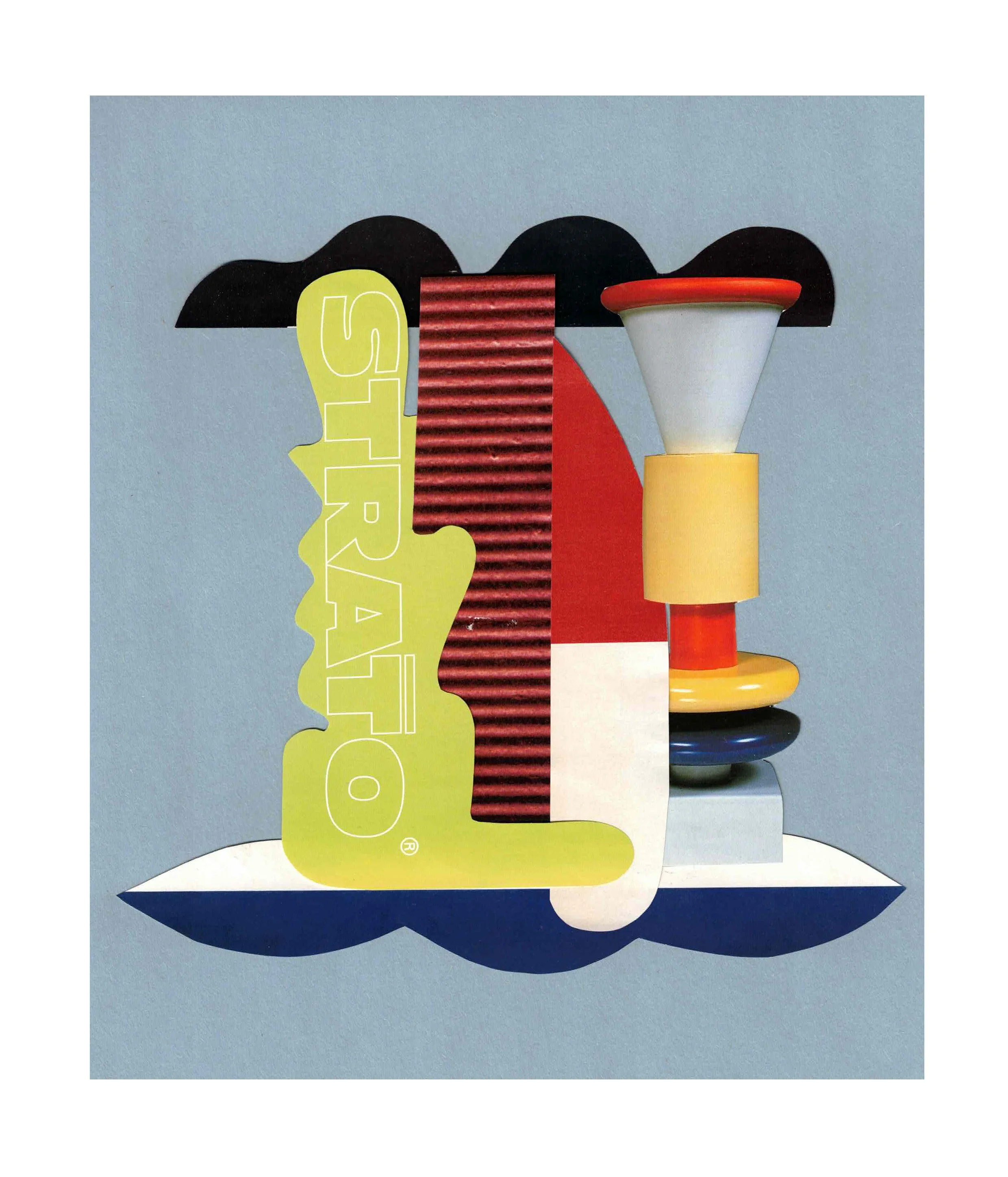 Hand-cut collage on paper
9 × 12 in