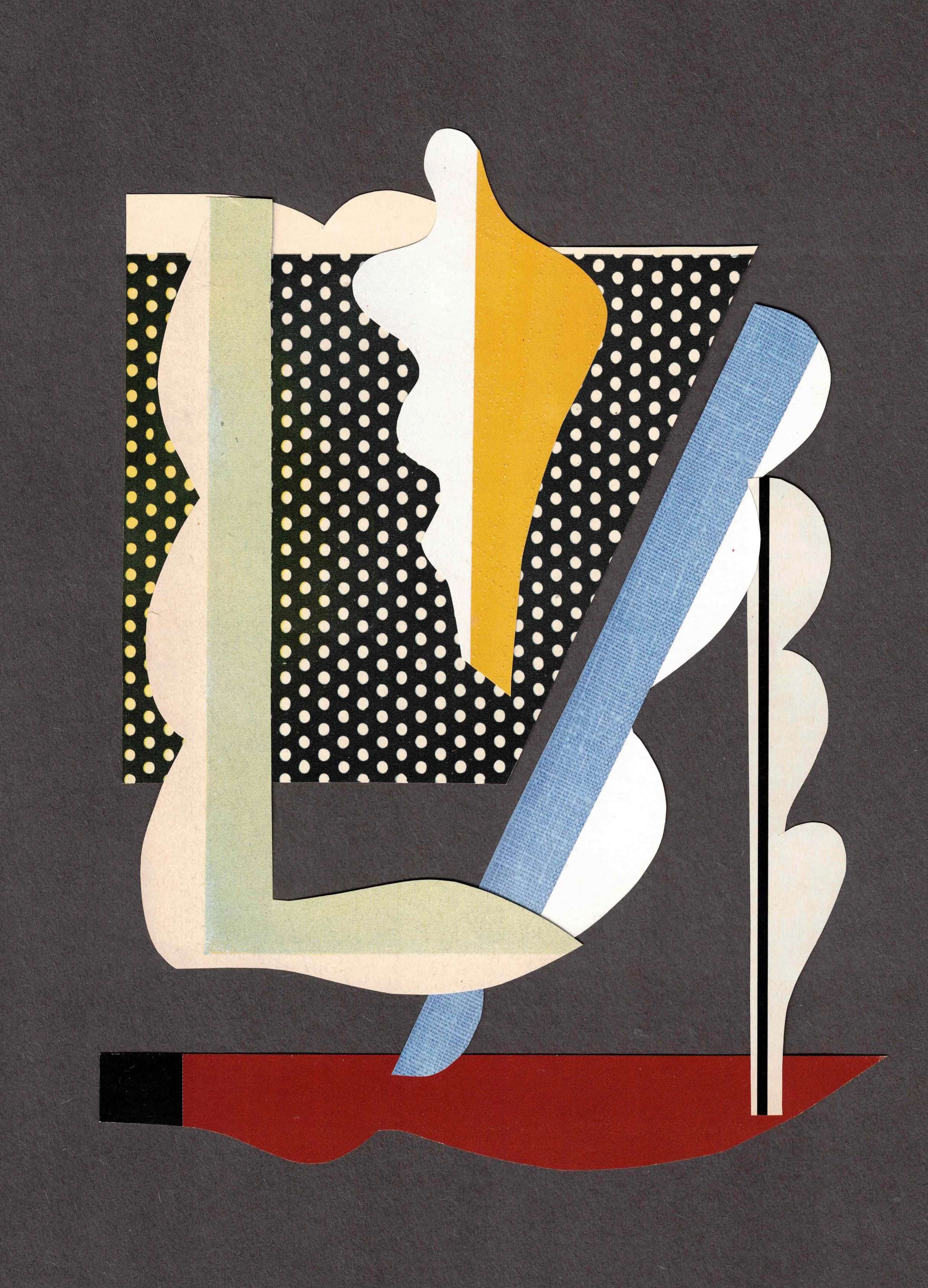 Untitled 2026, Hand-cut, collage 9×12 in
