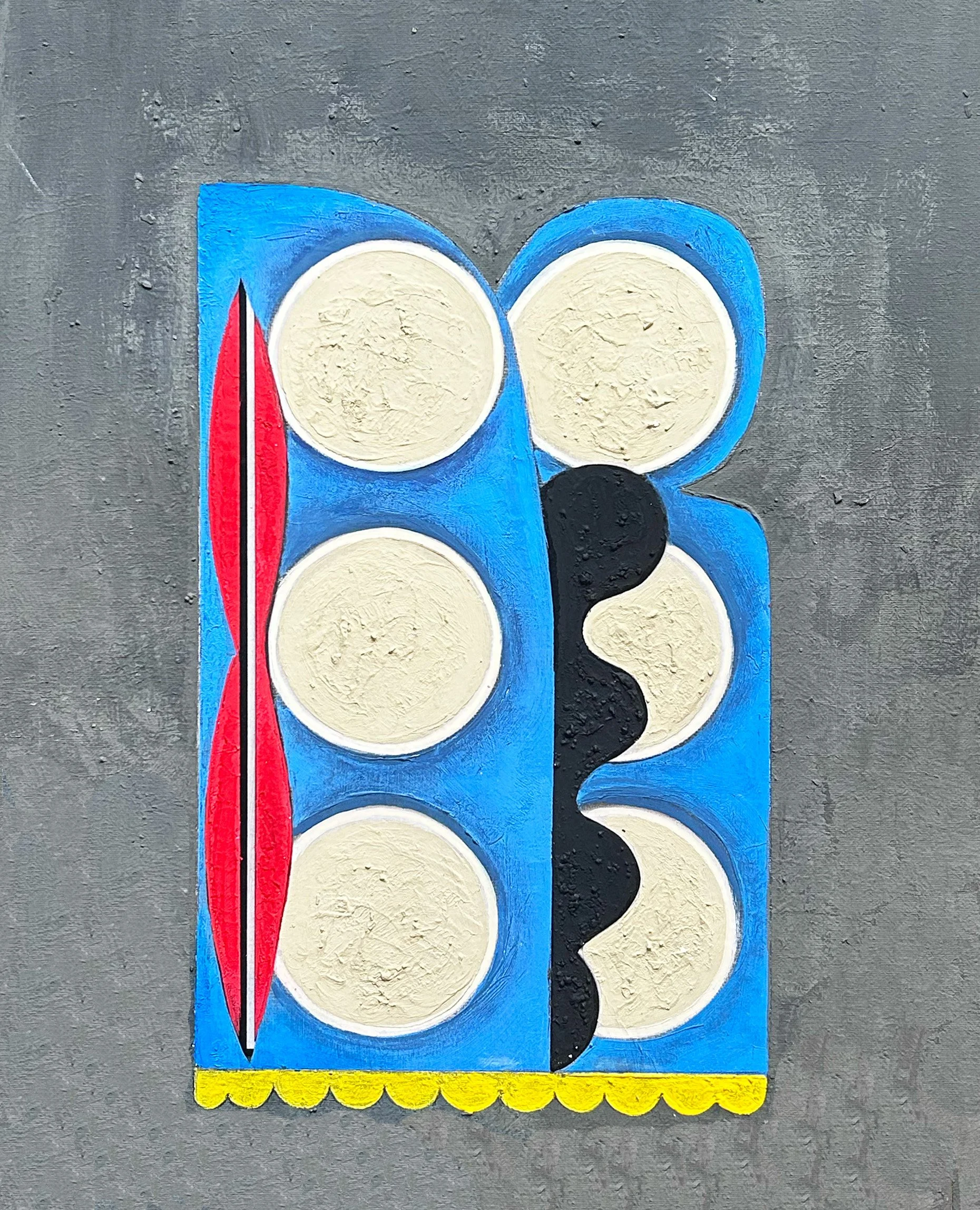 Untitled 18, 2025
Acrylic and plaster on canvas
16 × 20 in