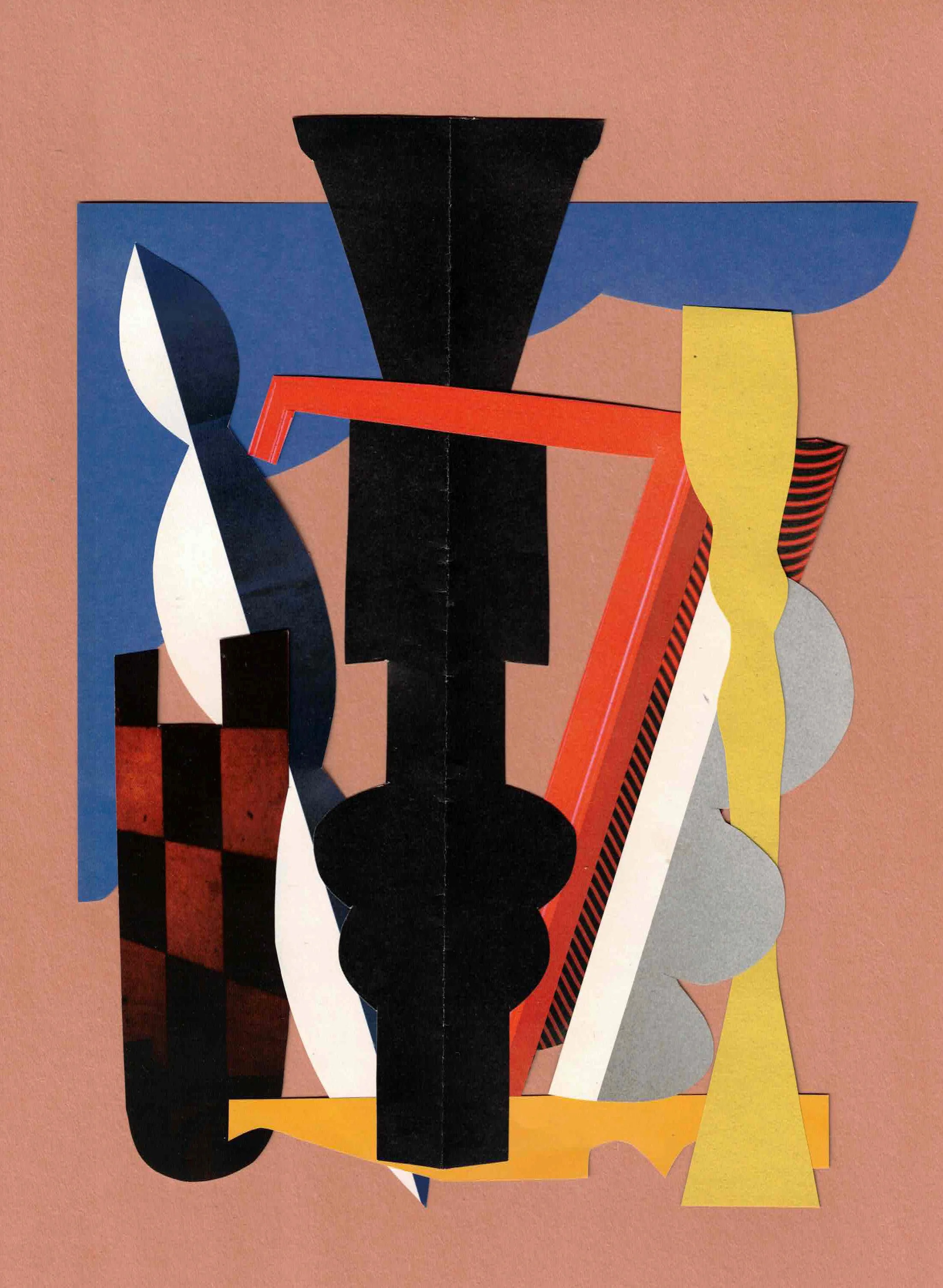 Untitled 2025, Hand-cut, collage 9×12 in
