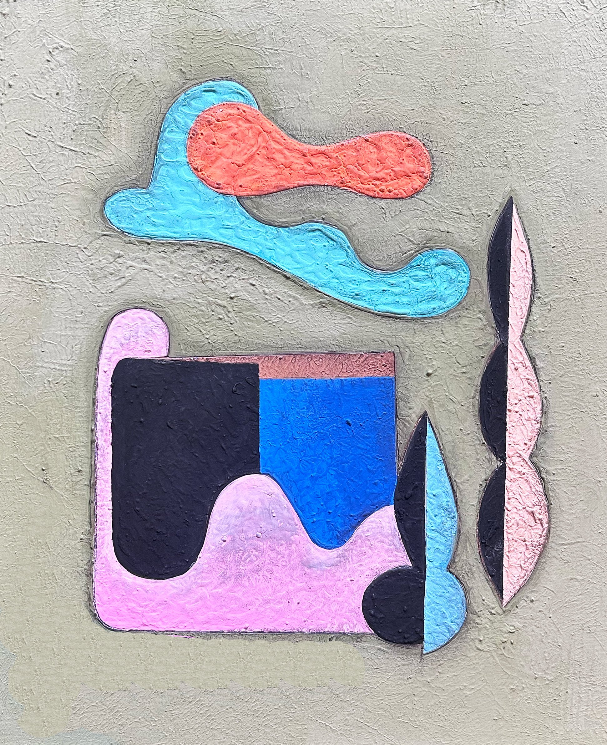 Untitled 13, 2025
Acrylic and plaster on canvas
16 × 20 in

