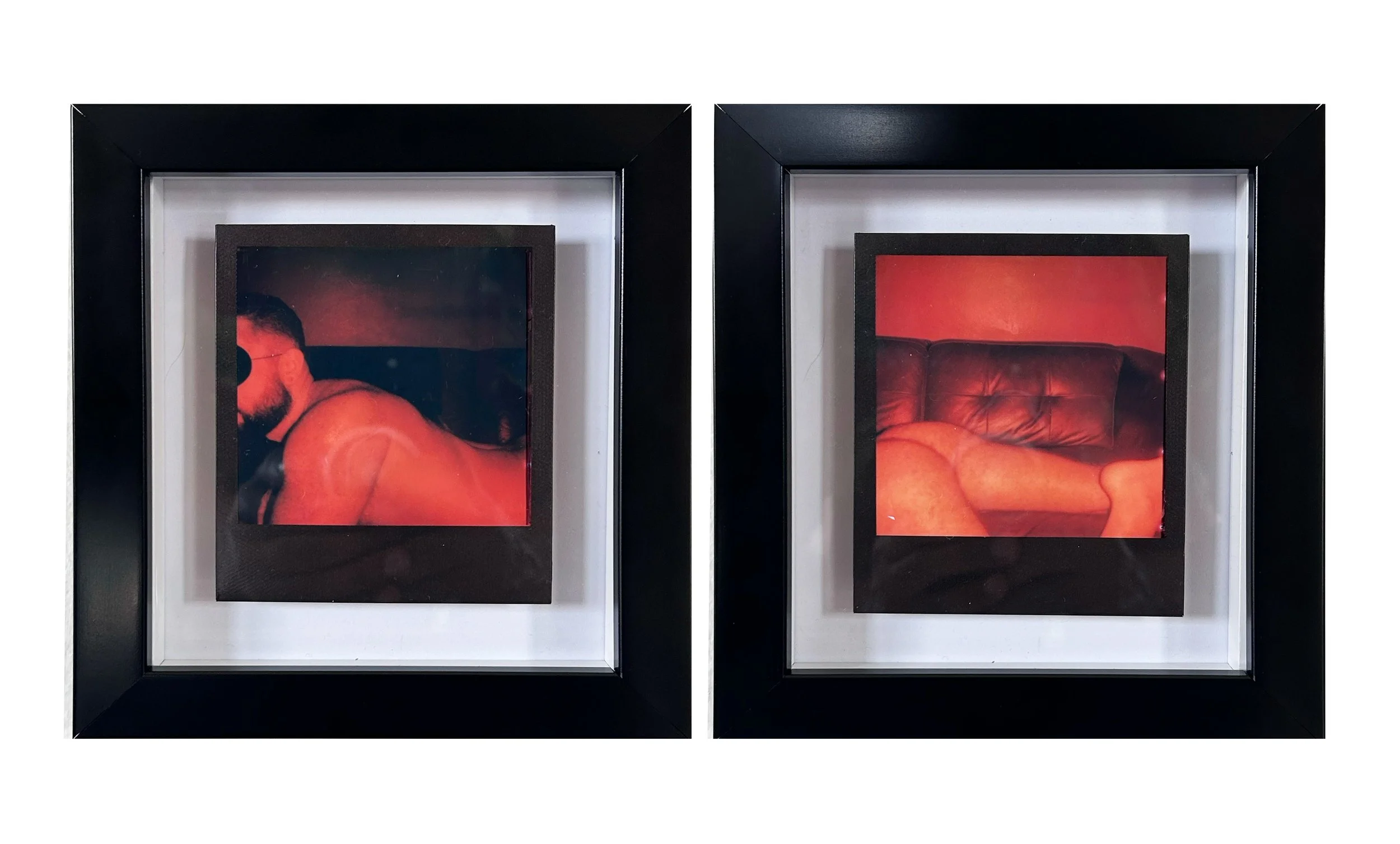 Ruby Stretched, 2021
Polaroid diptych, framed

$695