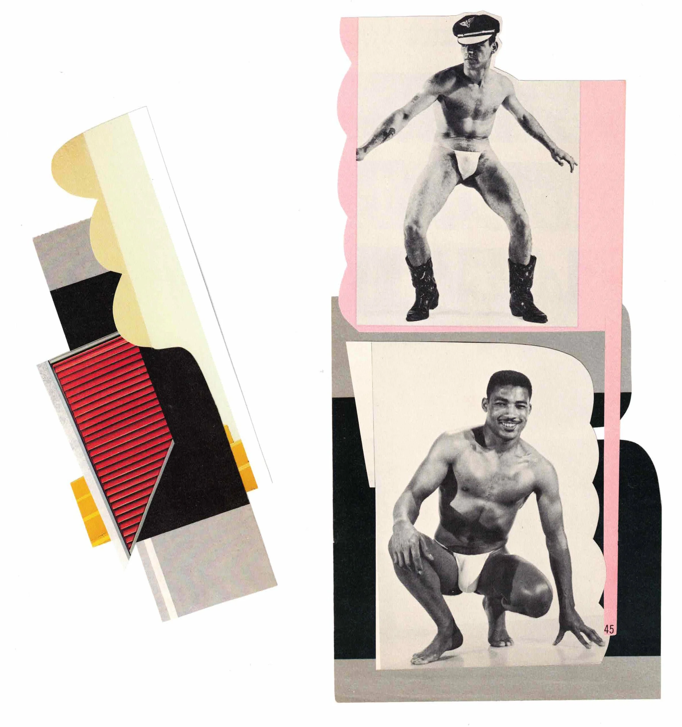 8x8in, hand-cut collage, 2026