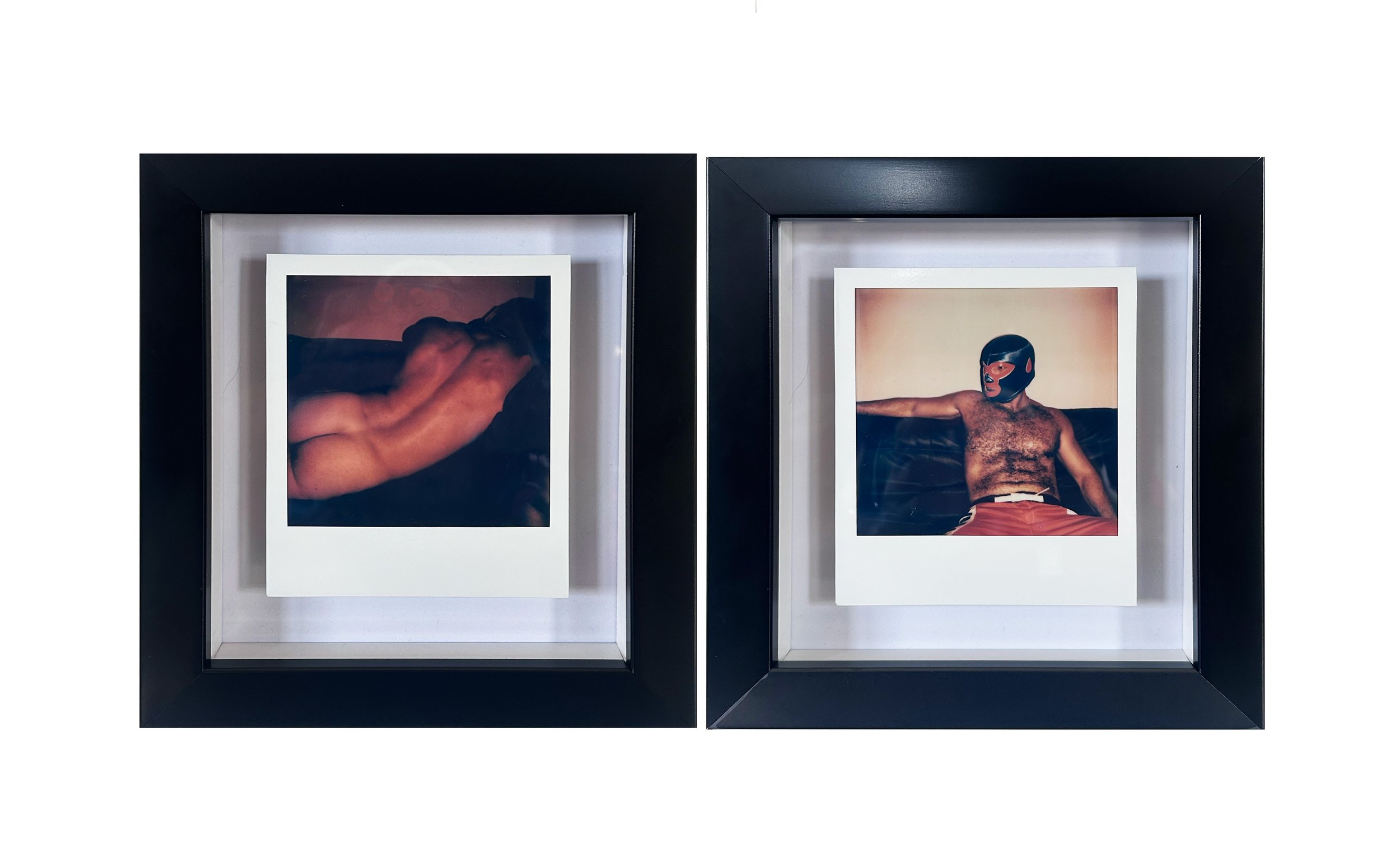 Rose Backside and Luchador, 2021
Polaroid diptych, framed

$695
