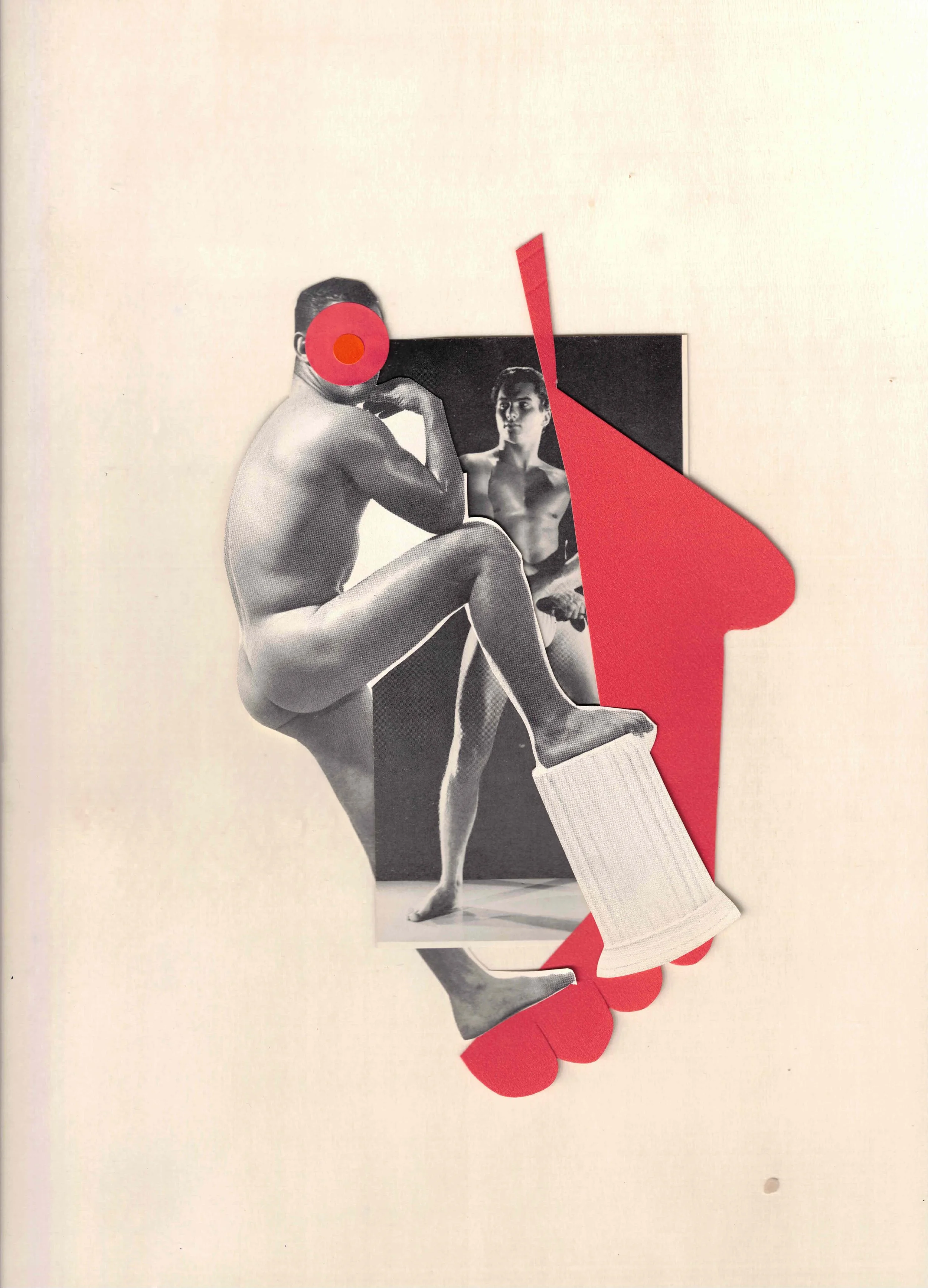 Posed, 2026
Found-image collage on wood panel
9 × 12 in.

$365