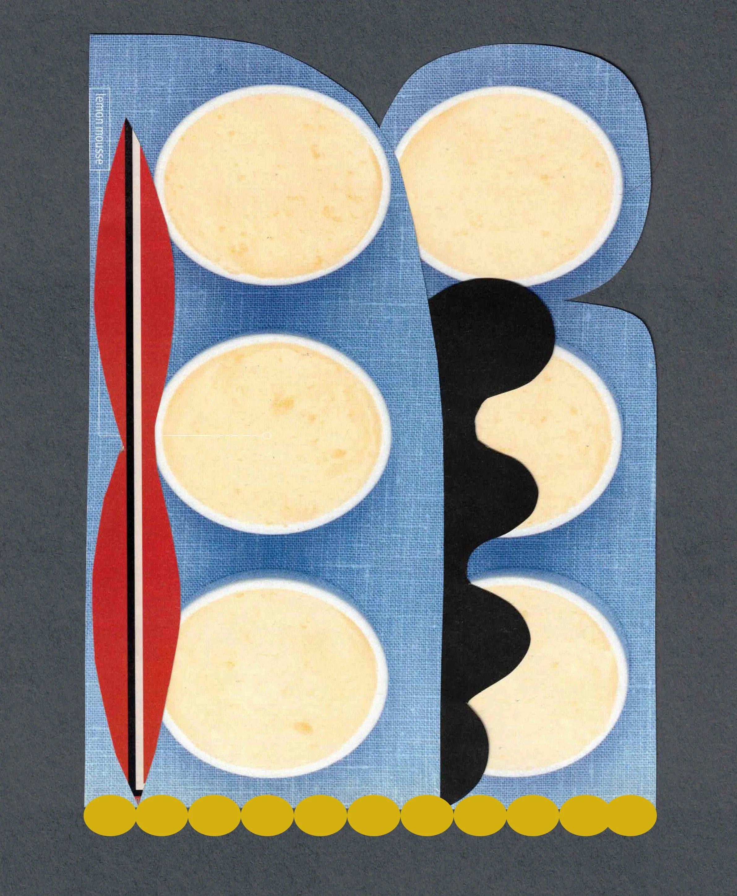 Untitled 2025, Hand-cut, collage 9×12 in
