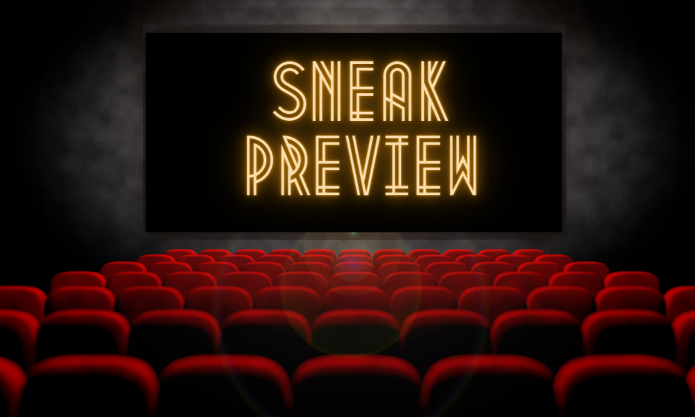 A sneaky peek…