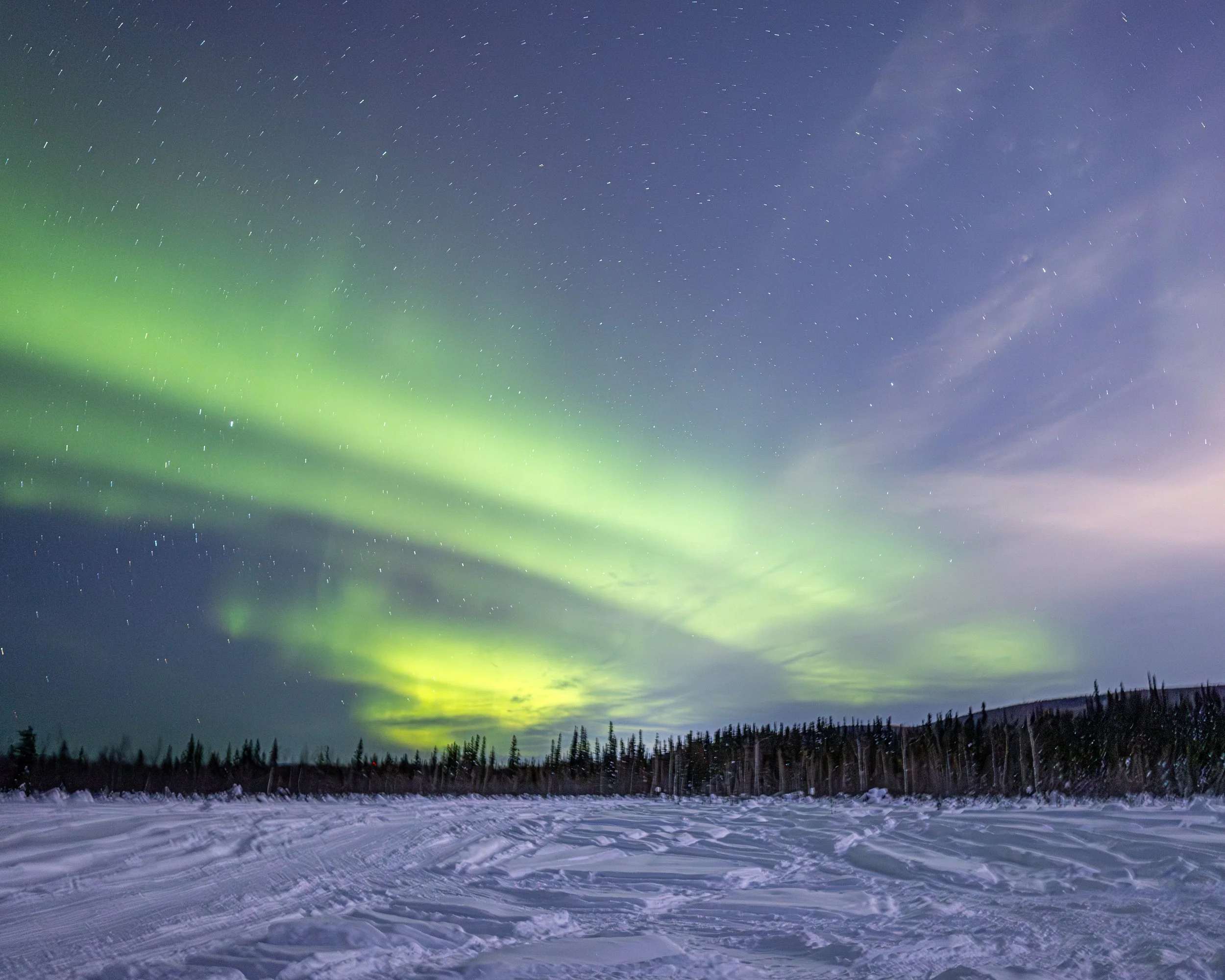 Beneath the Arctic Glow