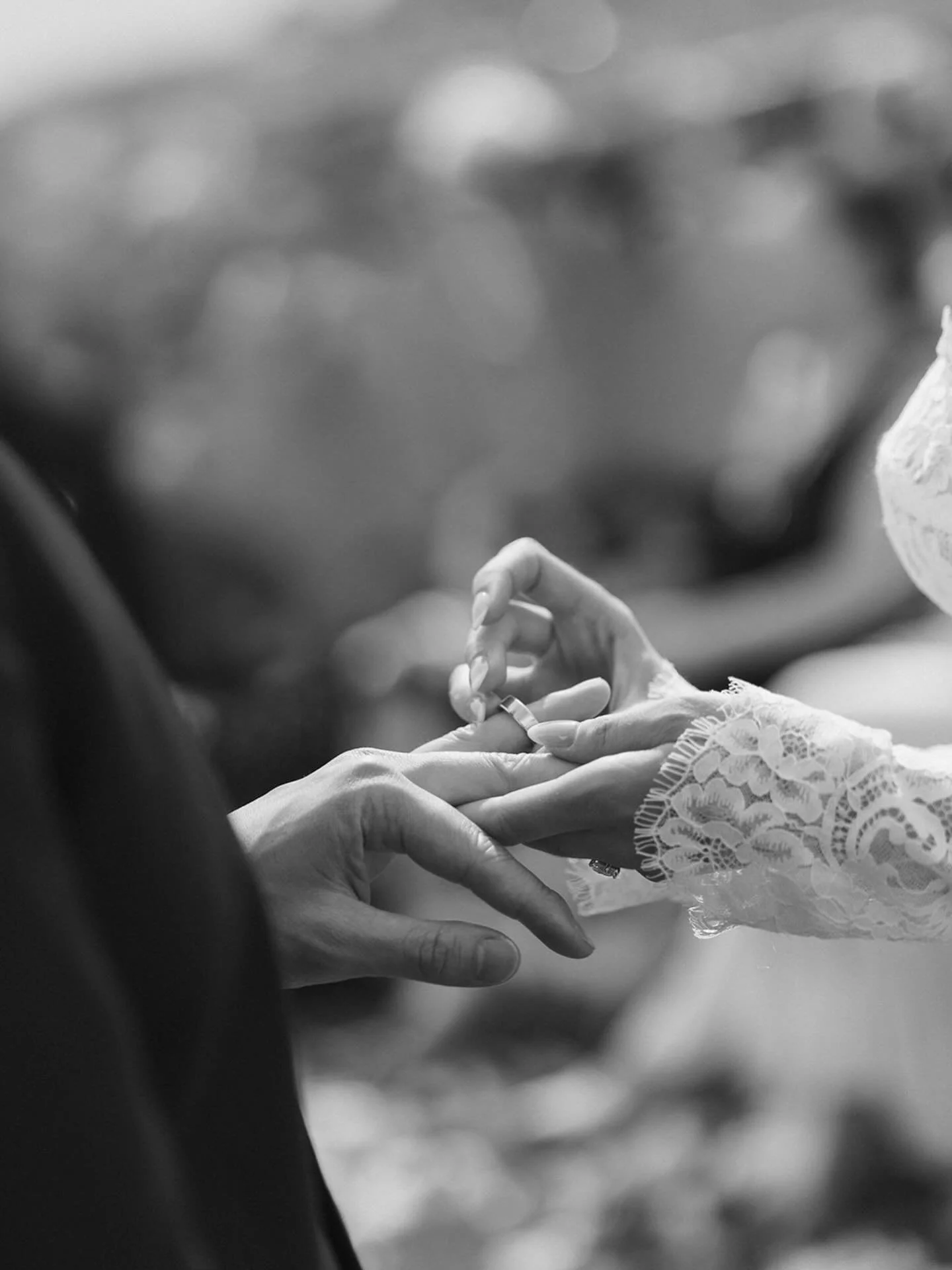 Something about this shot gets me every single time. @iannonephotography_ never ceases to amaze me, capturing such a meaningful moment mid-ceremony as they place the rings on each other. I think this will forever be one of my favourite photos.