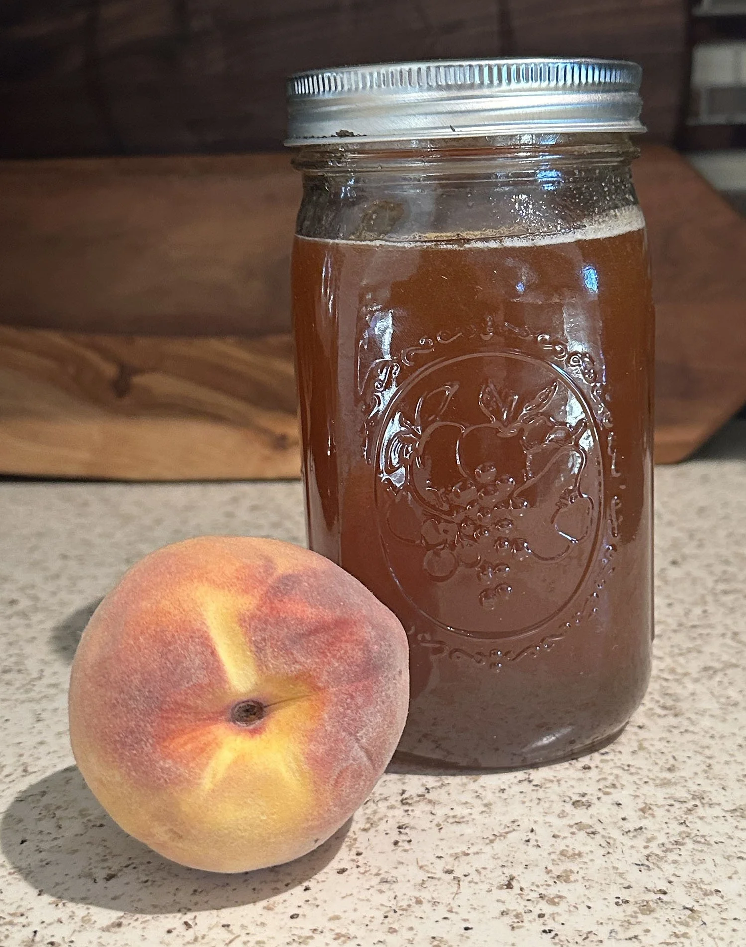 Broiled Peaches