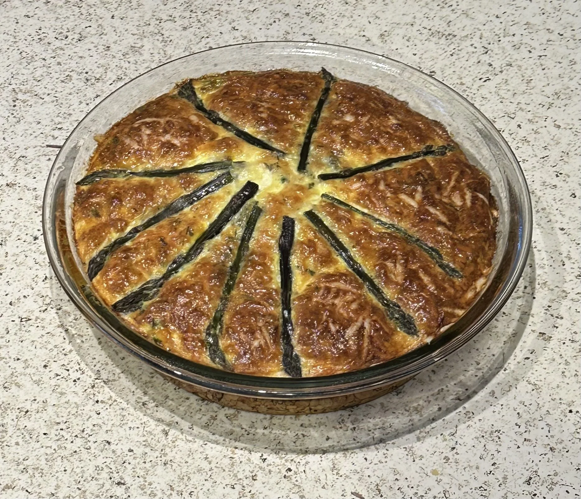 Crustless Asparagus Quiche