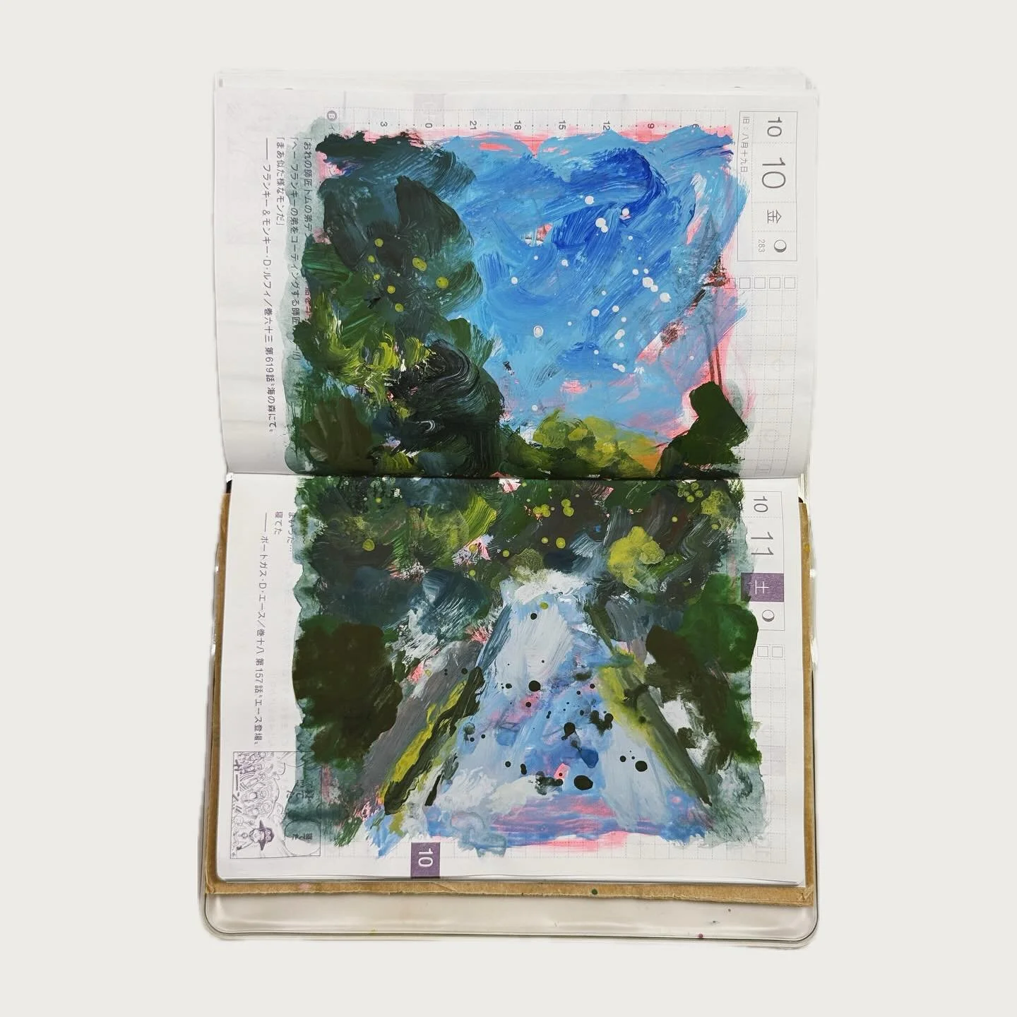 🖌️Week 41 in Hobonichi techo📔

#hobonichi #hobonichitecho #doodle #sketch #painting #sketchbook #mixedmedia #dailypainting